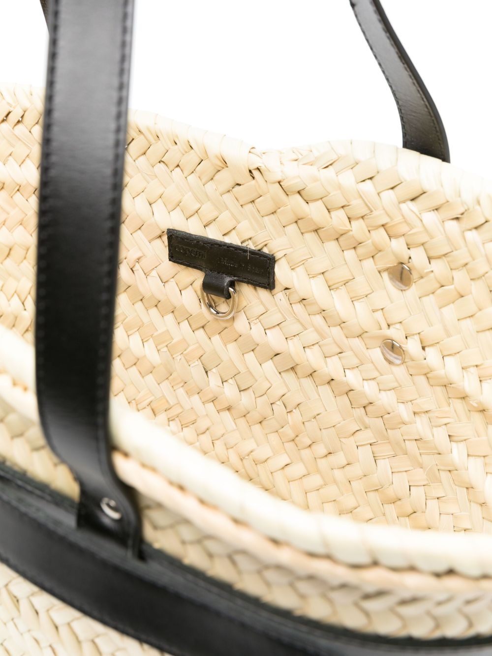 logo-plaque bucket bag - 5