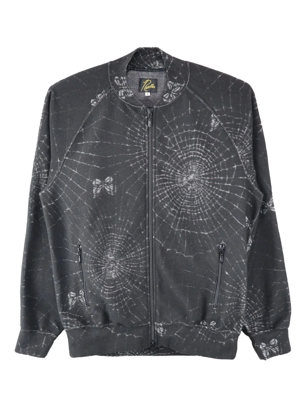 spiderweb-print jacket - 1