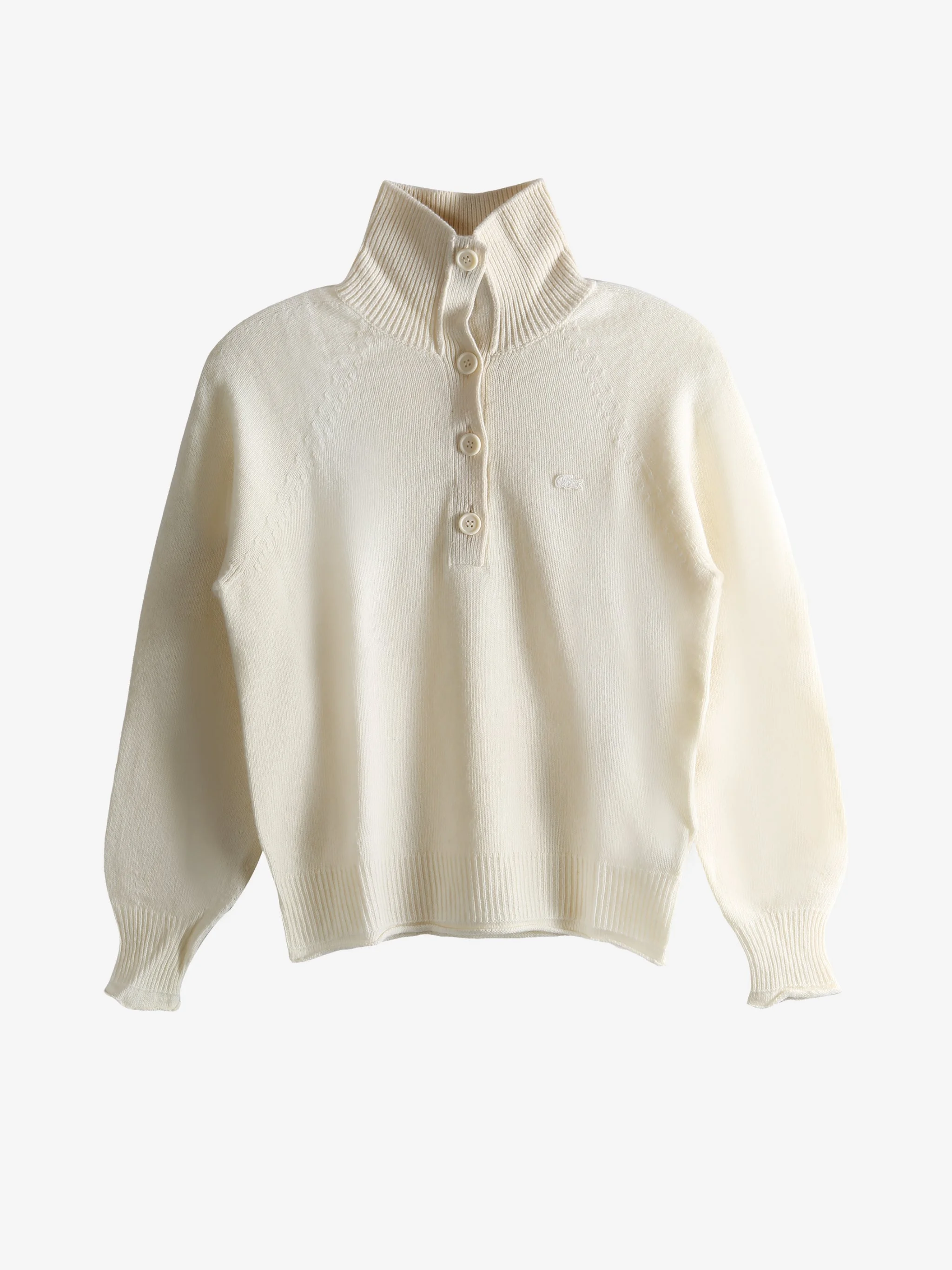 LACOSTE - Women Carded Wool High Neck Sweater - 1