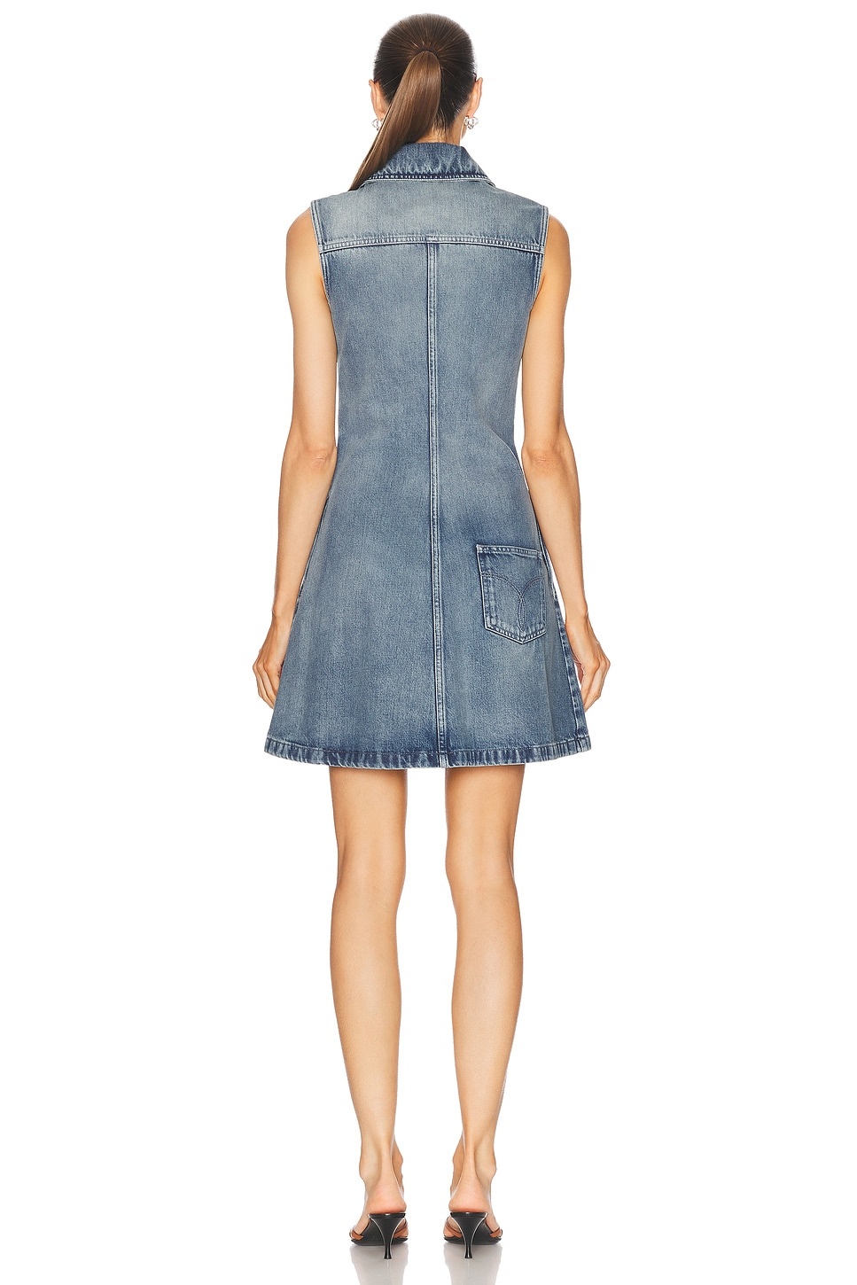 Denim Mini Dress - 3
