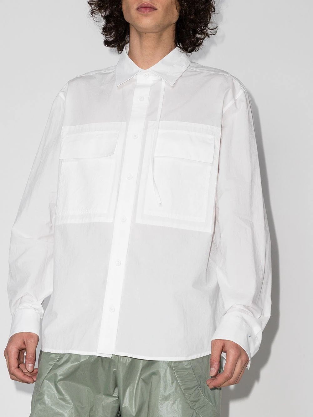 long-sleeve cotton shirt - 2