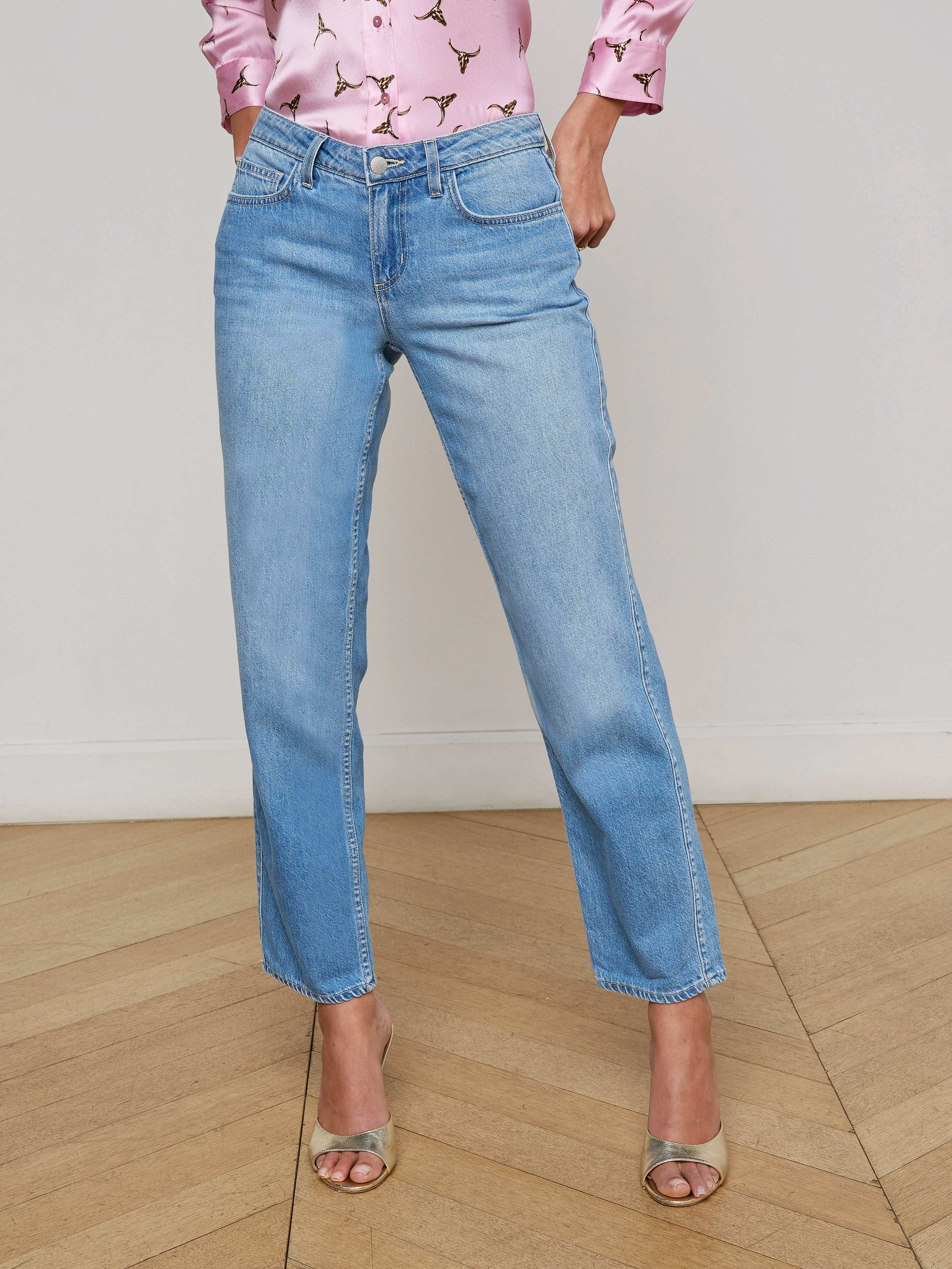 Nevia Slouchy Straight-Leg Jean - 3