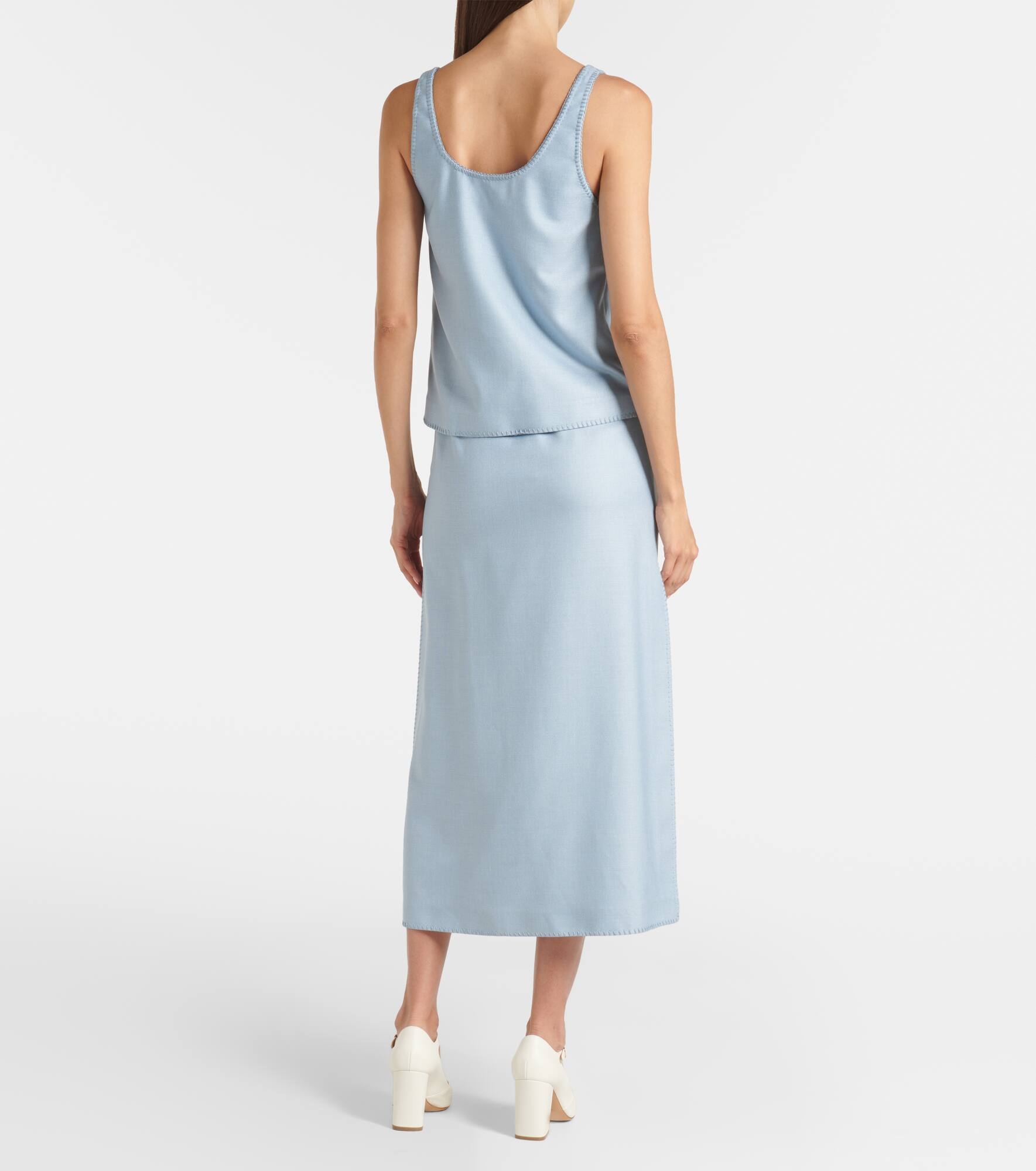 Muriel silk and wool tank top - 3