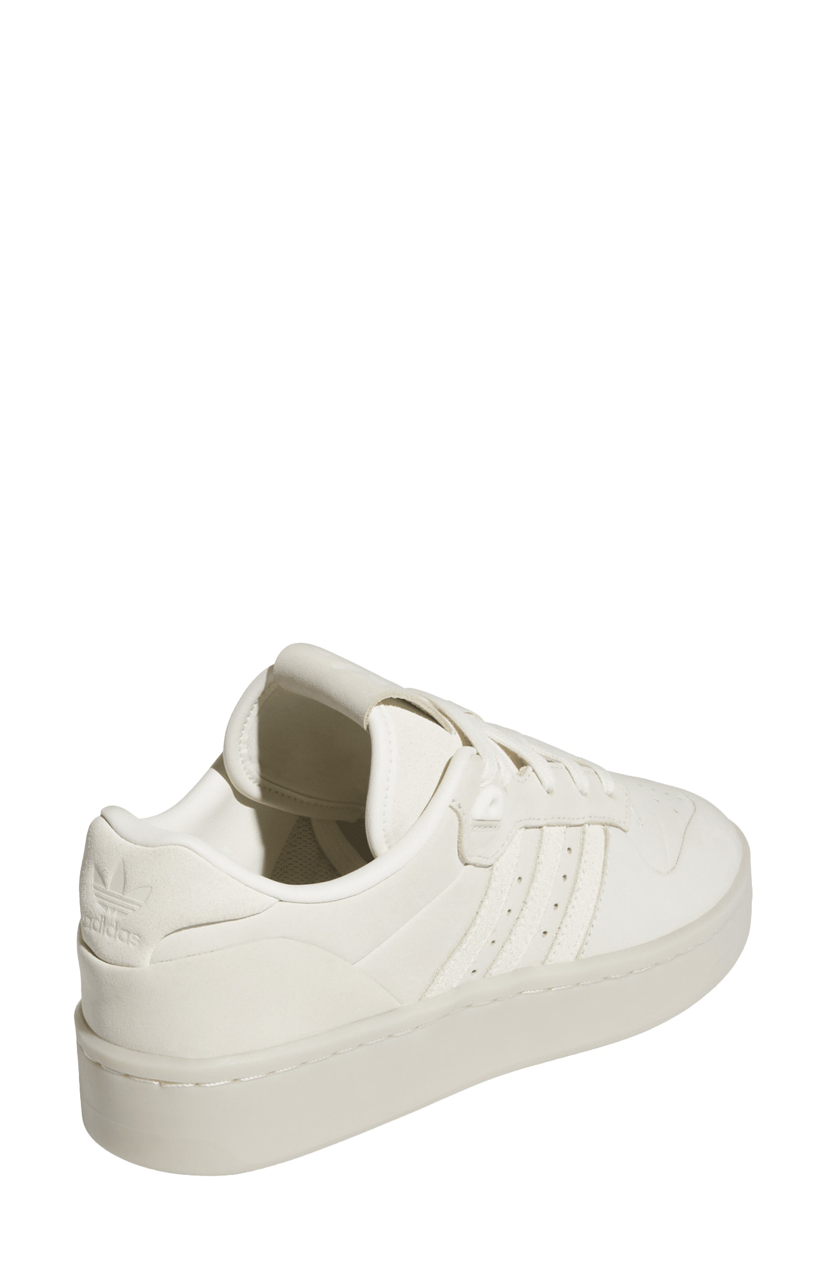 adidas Rivalry Lux Low Top Basketball Sneaker in Cream/cream/alumina at Nordstrom - 2
