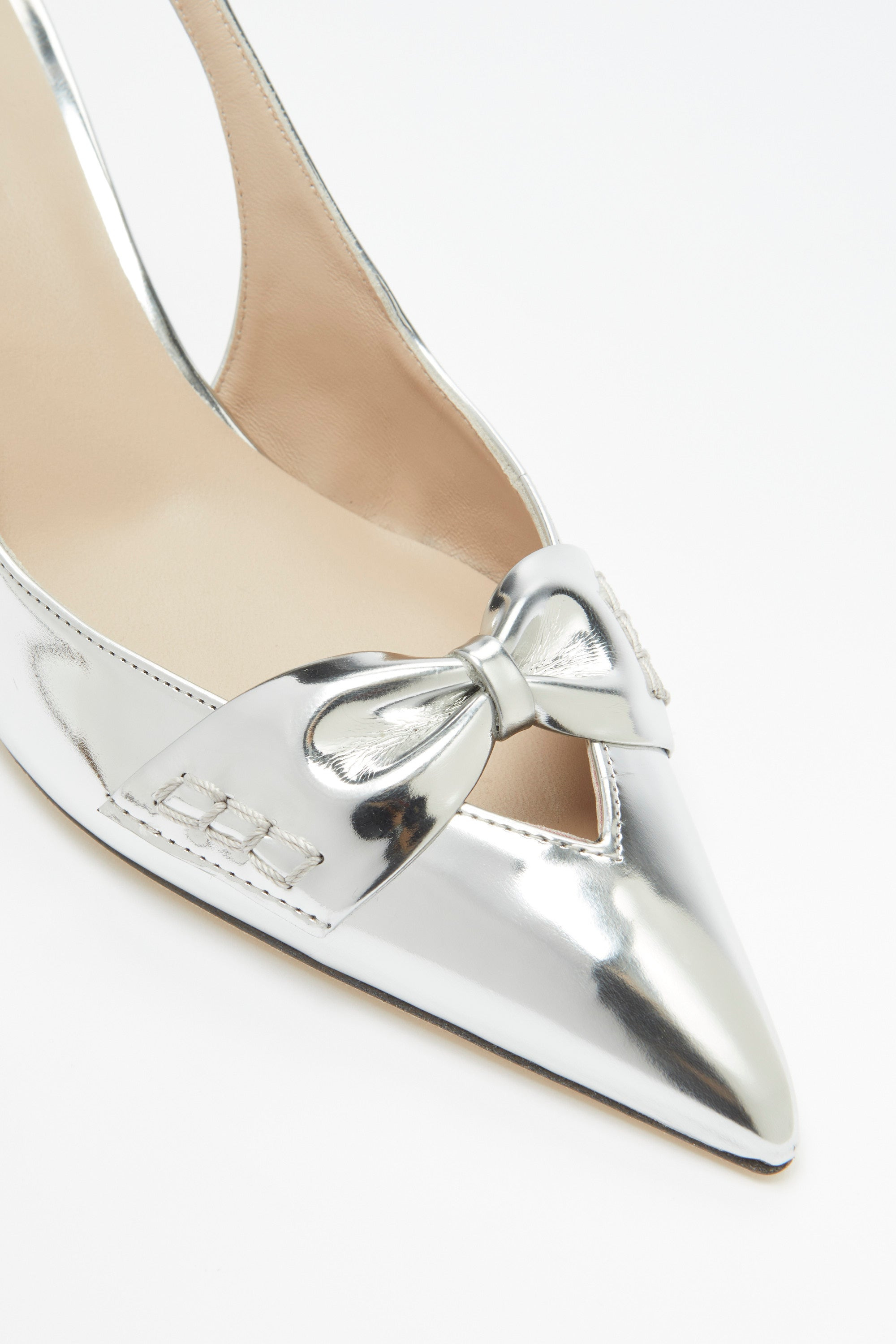 BOW-EMBELLISHED SLINGBACK PUMPS - 4