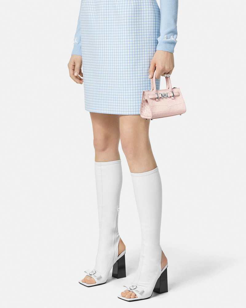 Croc-Effect Medusa '95 Mini Tote Bag 3