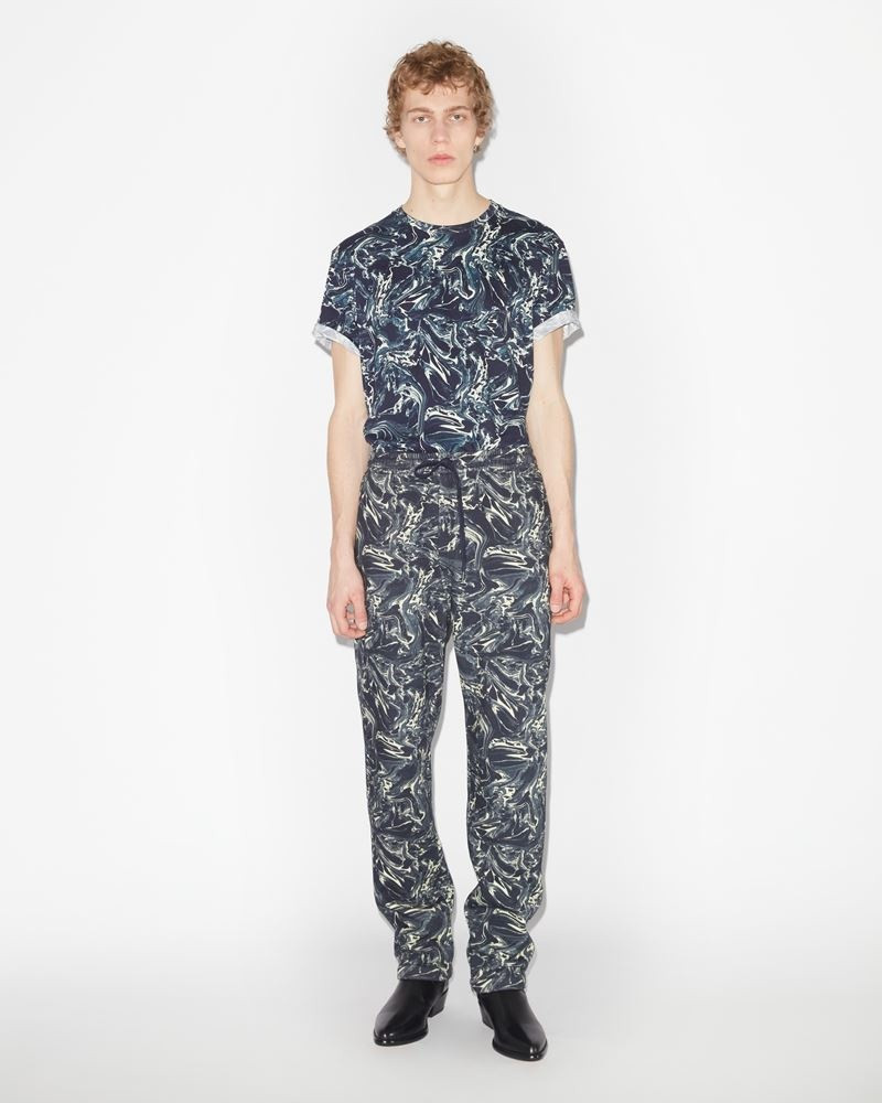 Isabel Marant MAILESCO PRINTED COTTON PANTS outlook