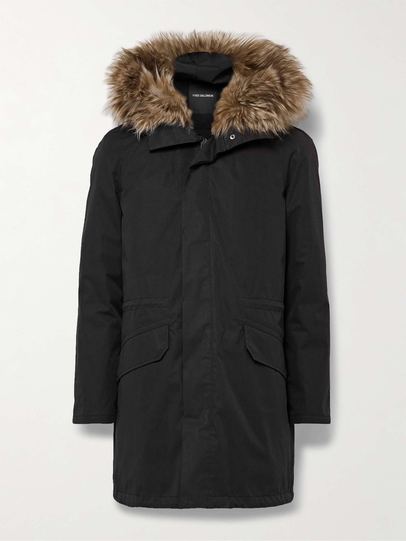 Iconic Shearling-Trimmed Padded Cotton-Blend Twill Down Parka - 1