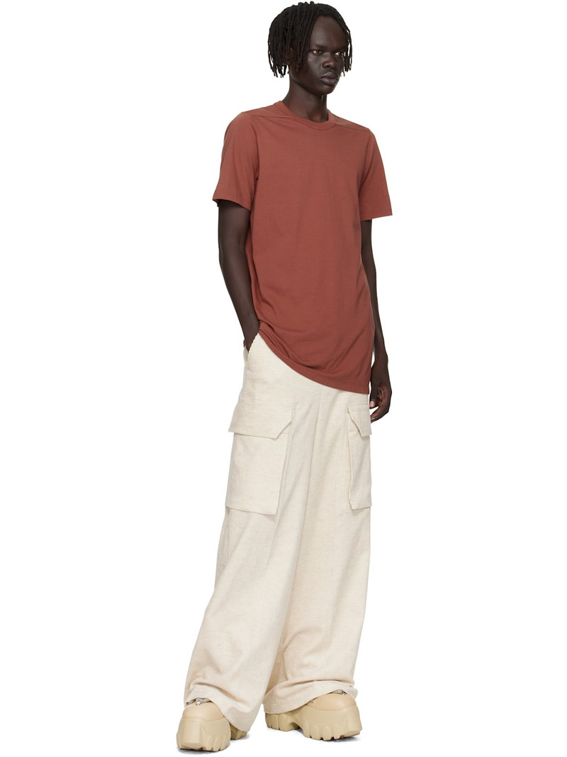 Rick Owens Pink Concordians Level T-shirt outlook