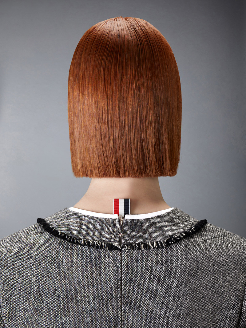 SOLID DONEGAL TWEED TROMPE L'OEIL DRESS 5