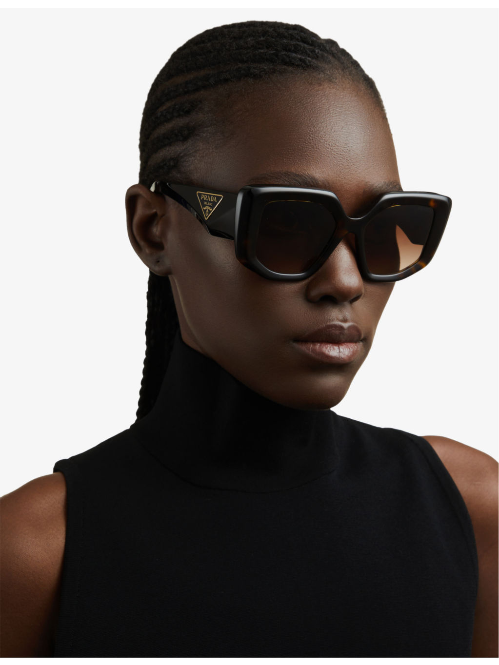 PR 14ZS irregular-frame tortoiseshell acetate sunglasses - 2