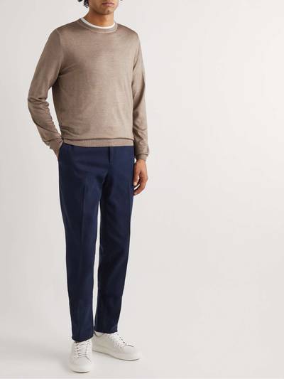 Canali Slim-Fit Wool and Silk-Blend Sweater outlook