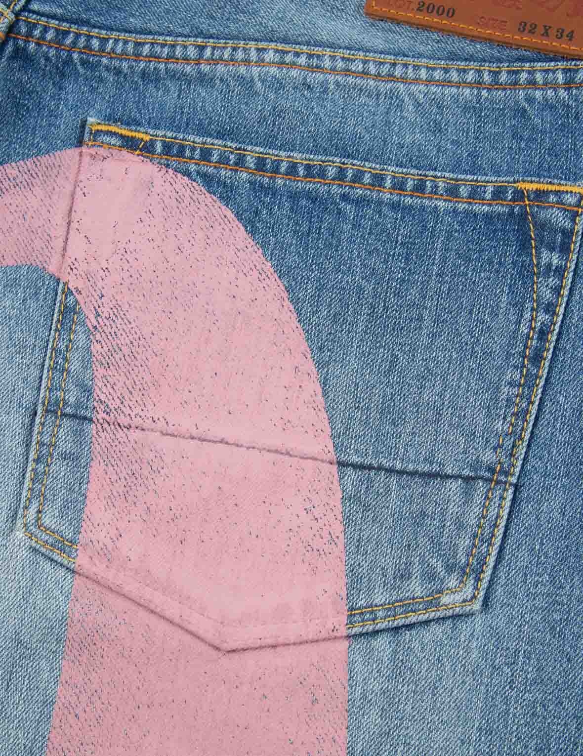 DAICOCK PRINT BAGGY-FIT JEANS #2000 - 9