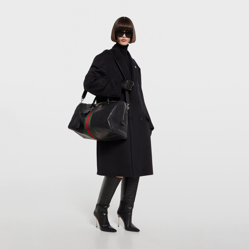 Web Trademark medium duffle bag 4