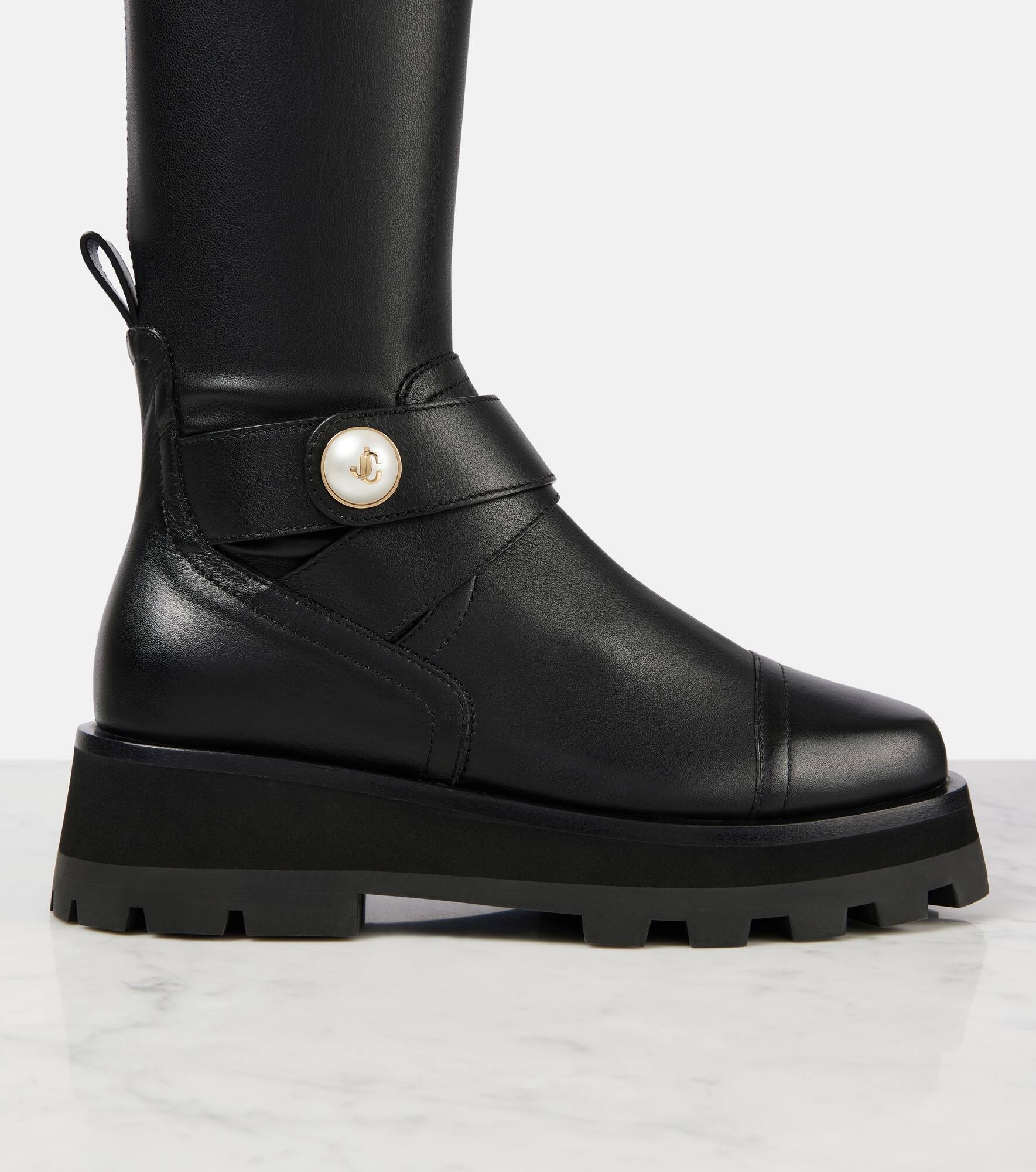 Meena leather over-the-knee boots - 5