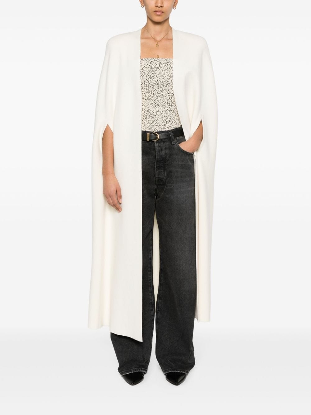 Finola virgin-wool poncho - 2