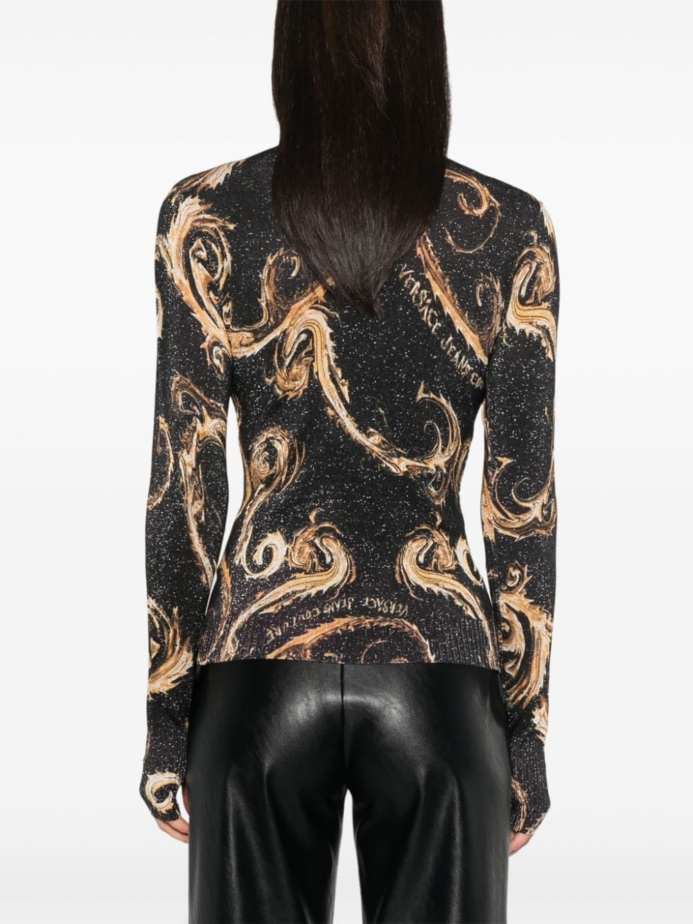 Chromo Couture-print sweater - 4