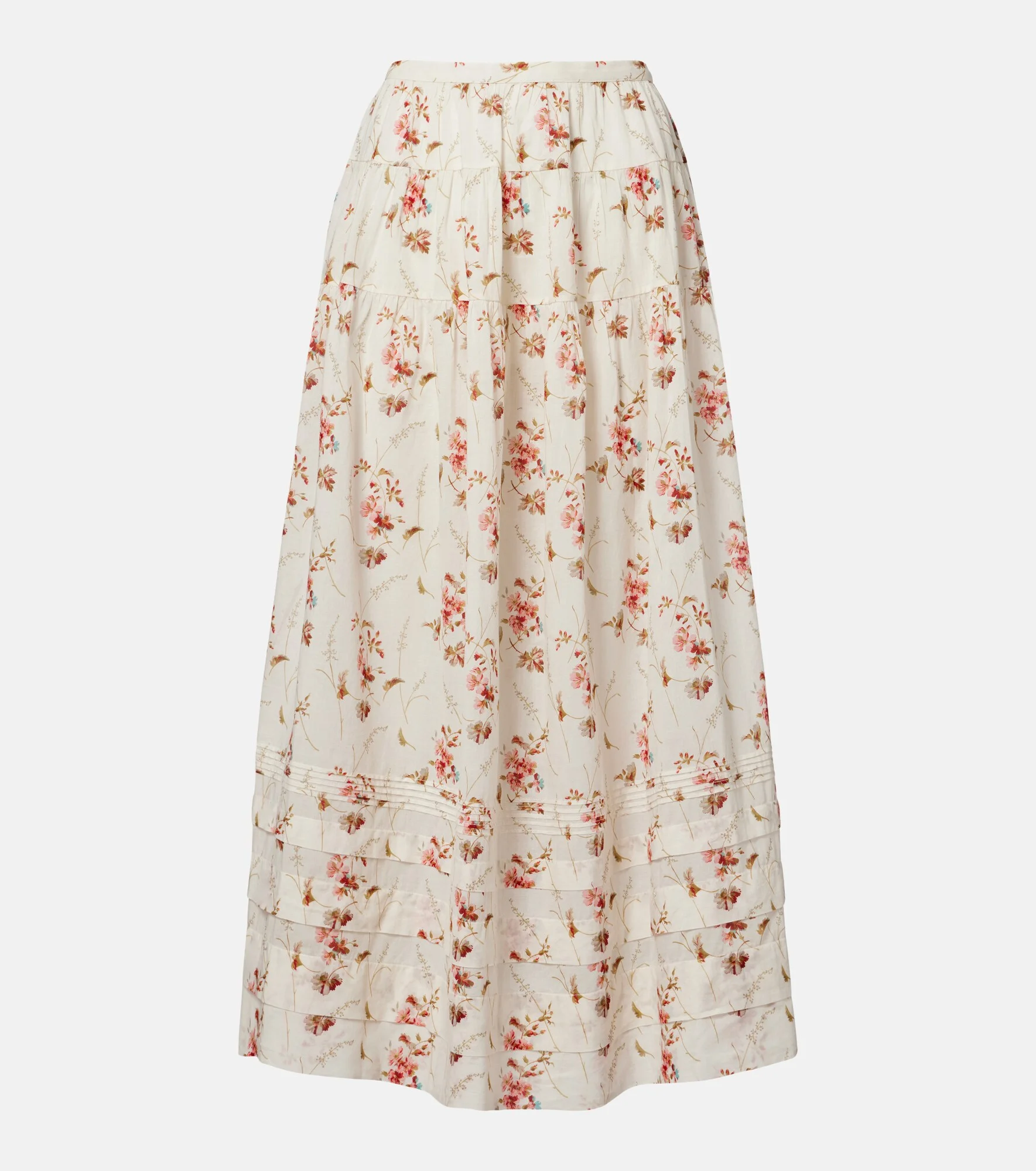 Marie floral cotton maxi skirt - 1