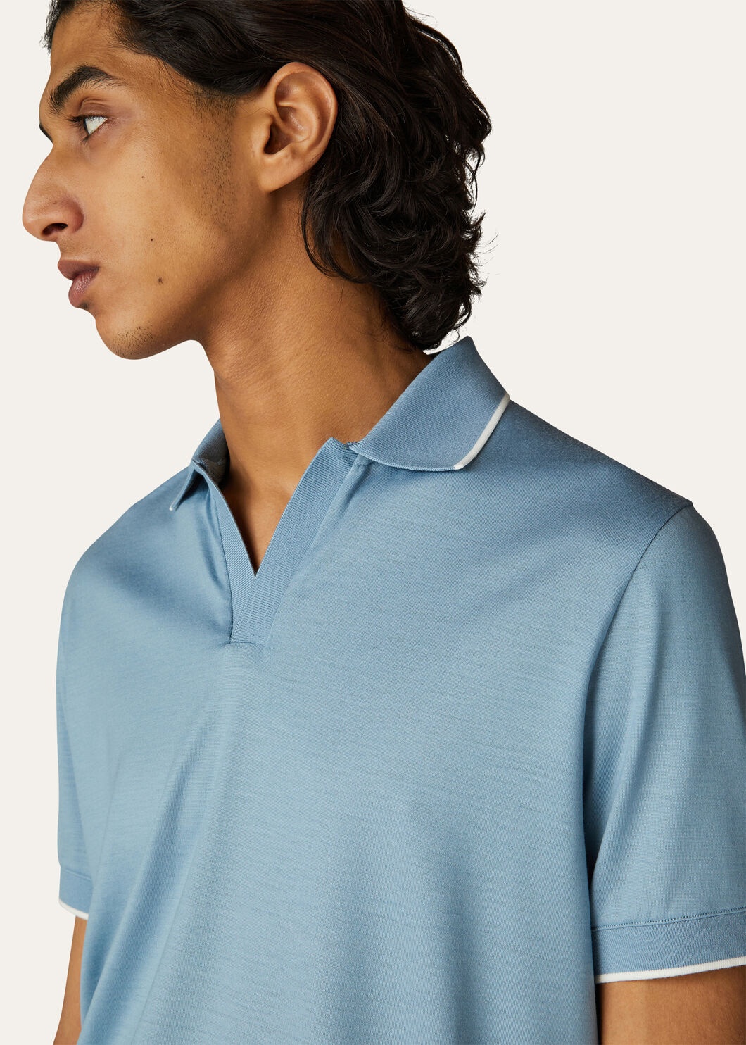 Buttonless Polo Shirt - 3