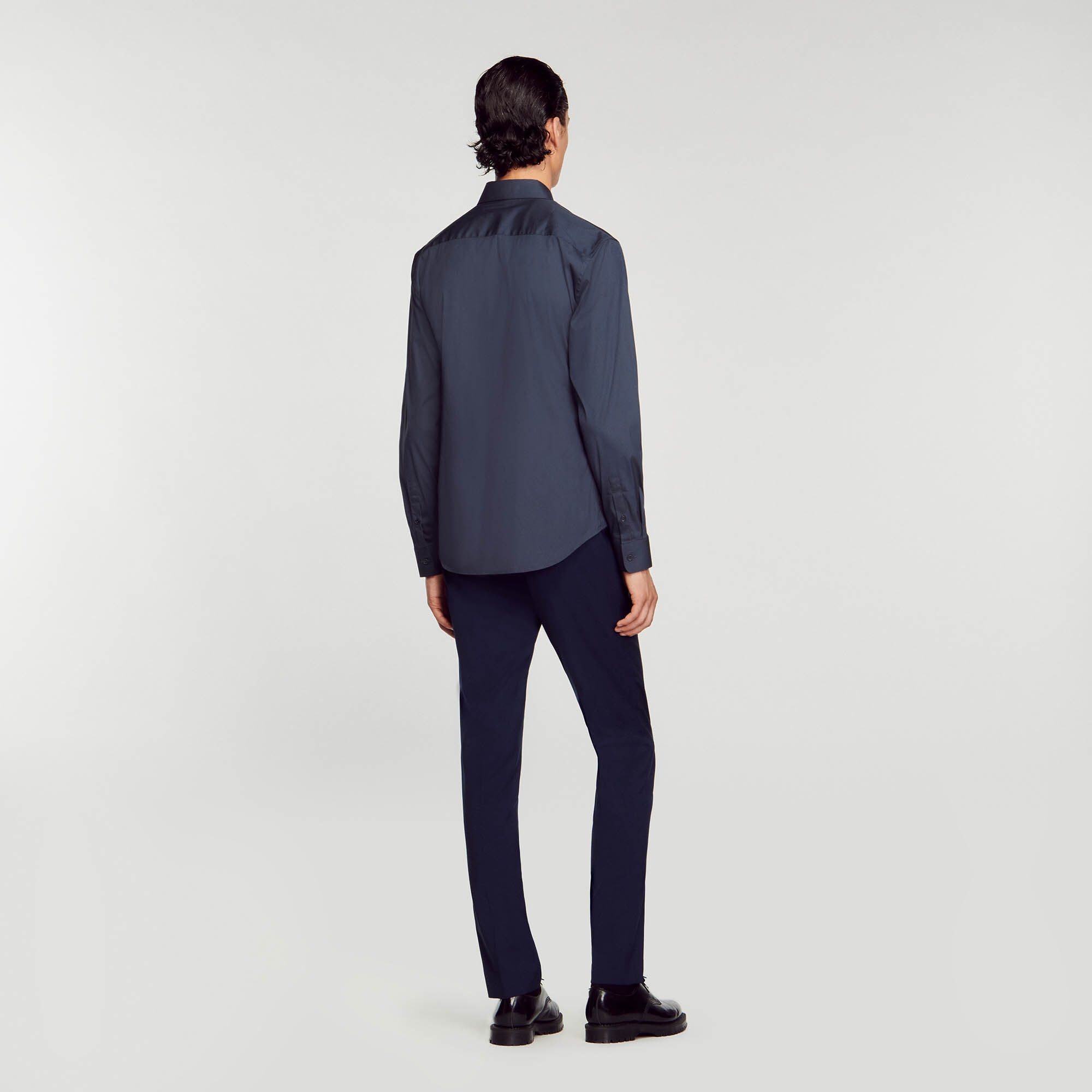 FITTED STRETCH COTTON SHIRT - 6