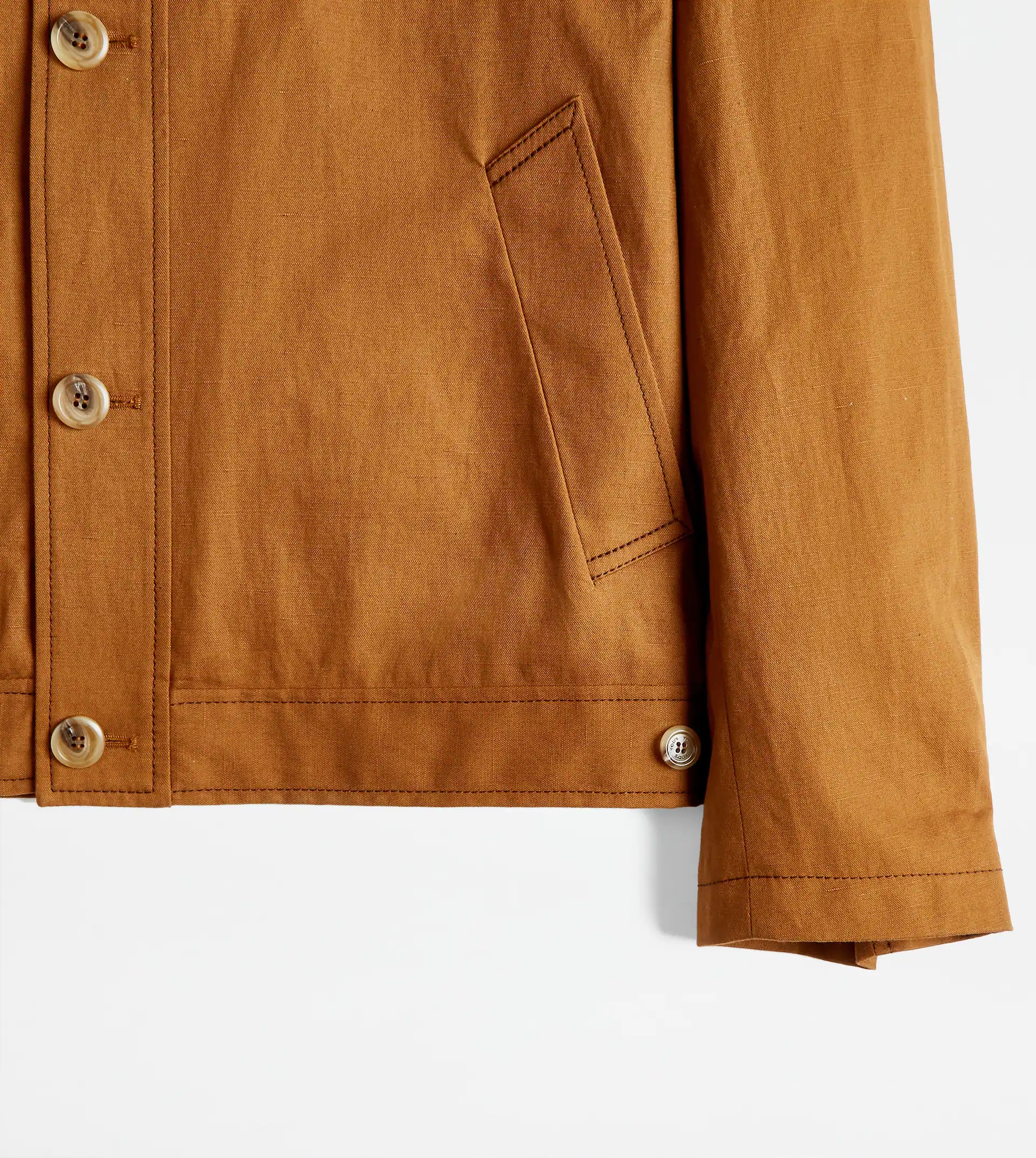 BLOUSON JACKET - BROWN - 6