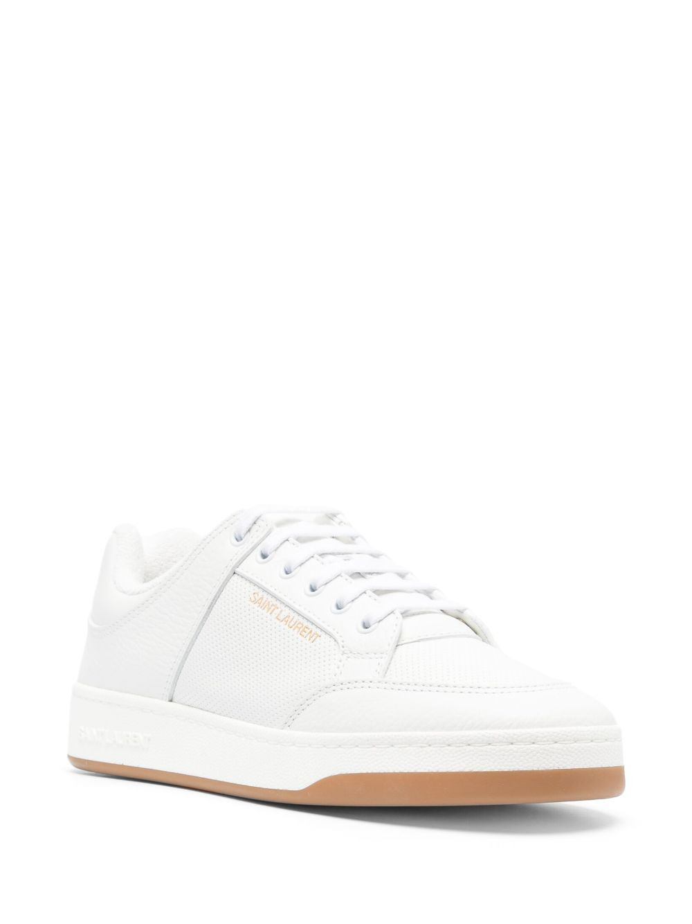 Saint Laurent Men Leather Sneakers - 3