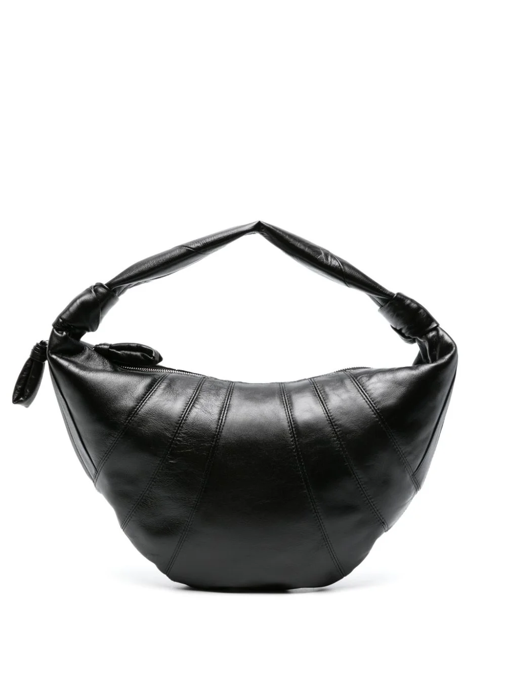 large Croissant leather shoulder bag - 1