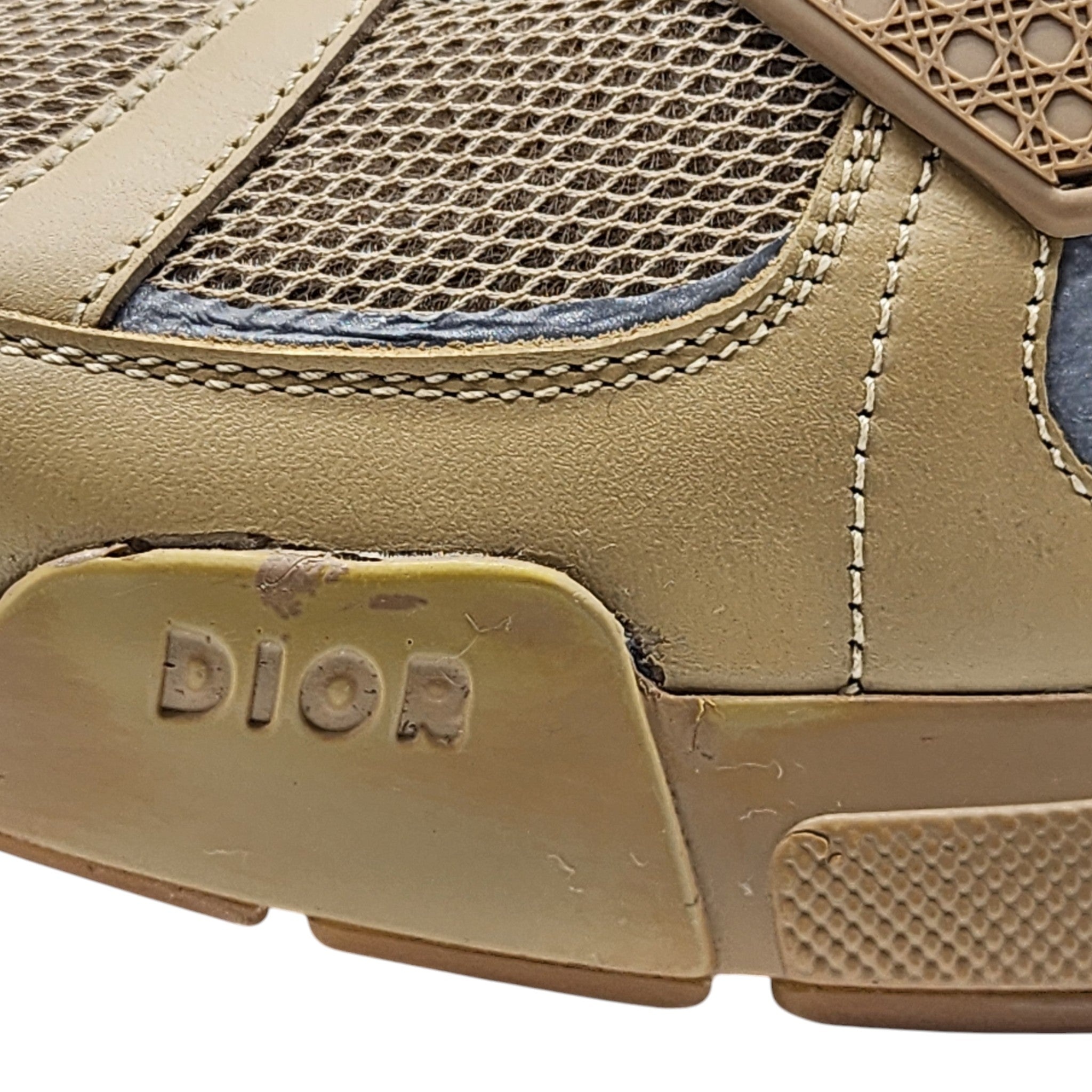 Dior B24 Sneakers - Mesh and Leather - Beige 46 - 6
