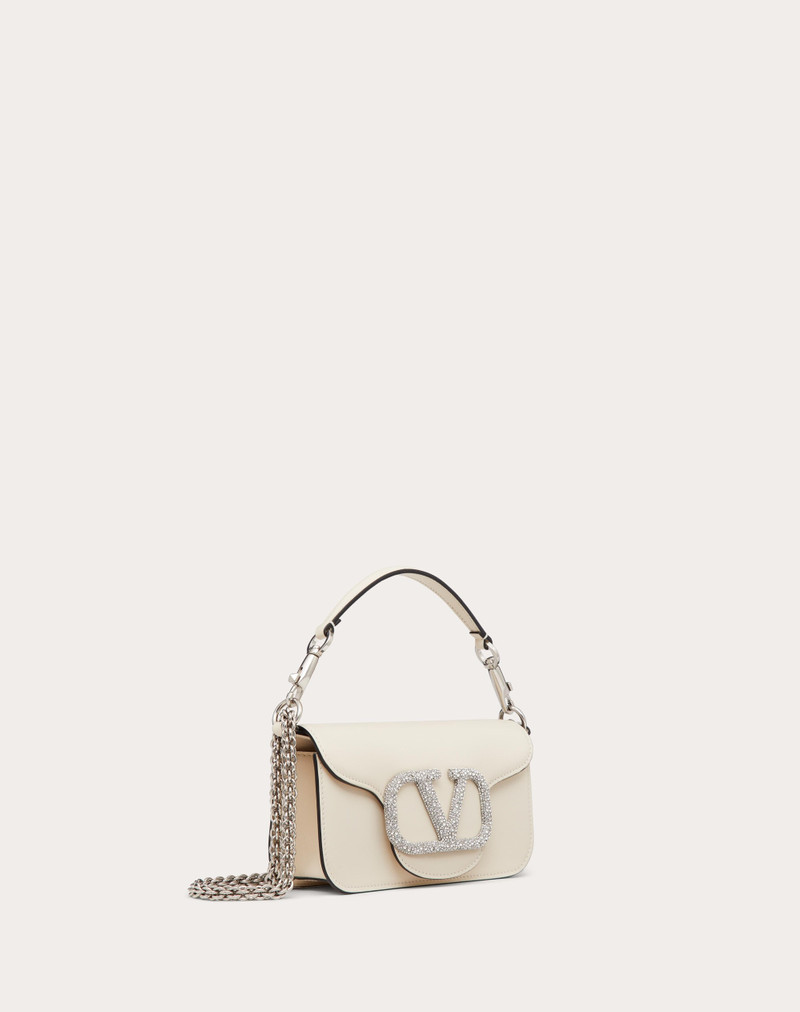 VALENTINO GARAVANI LOCÒ SMALL SHOULDER BAG WITH JEWEL LOGO 2