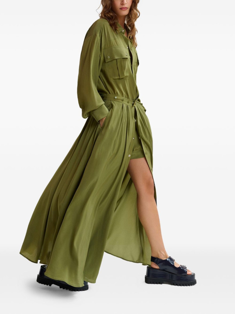 chest-pockets button-up maxi dress 4