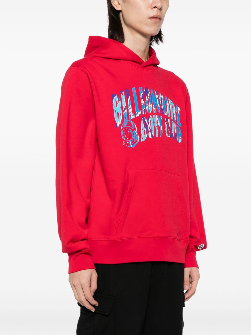 Camo Arch logo-print hoodie - 3