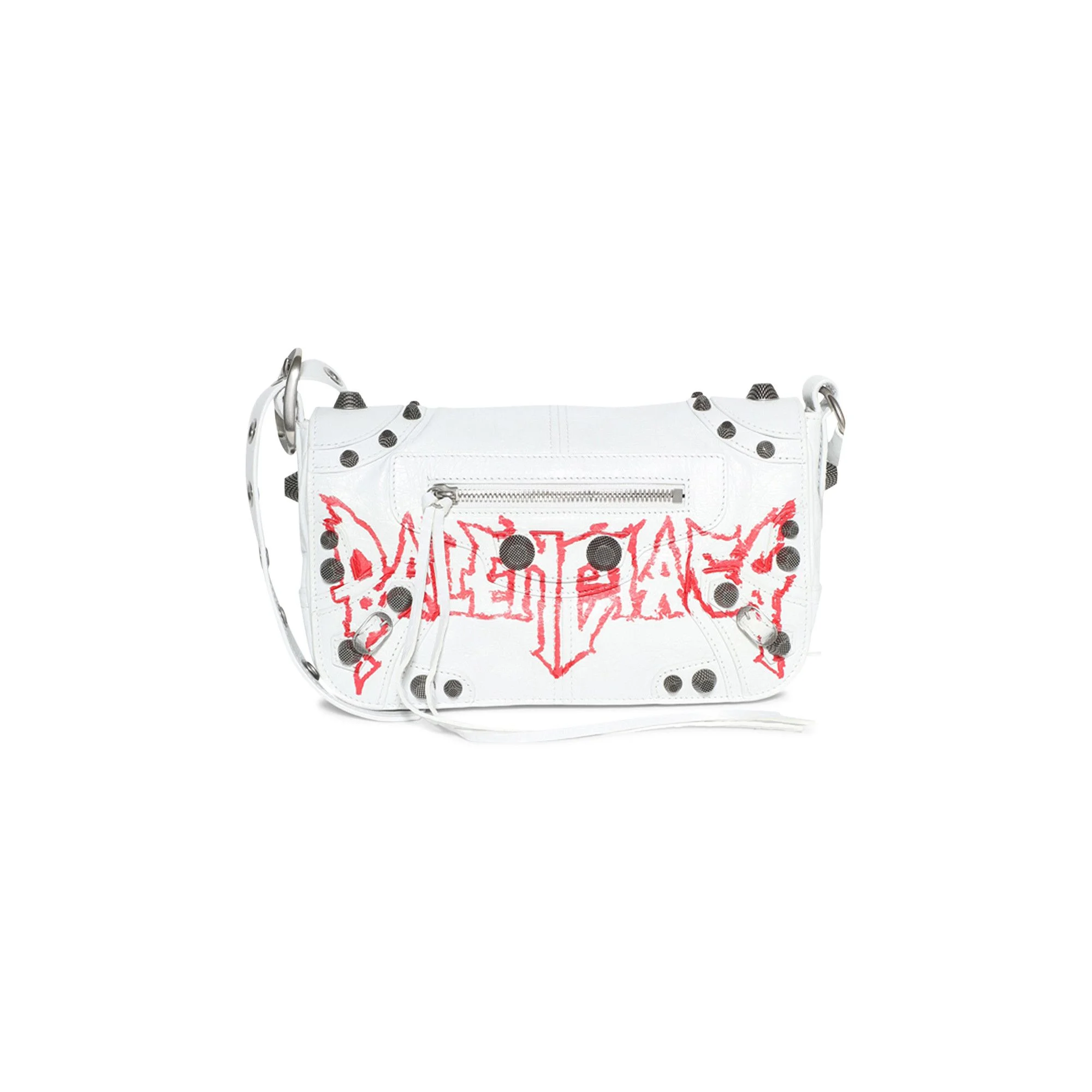 Balenciaga Le Cagole Flap Shoulder Bag 'Optic White' - 1