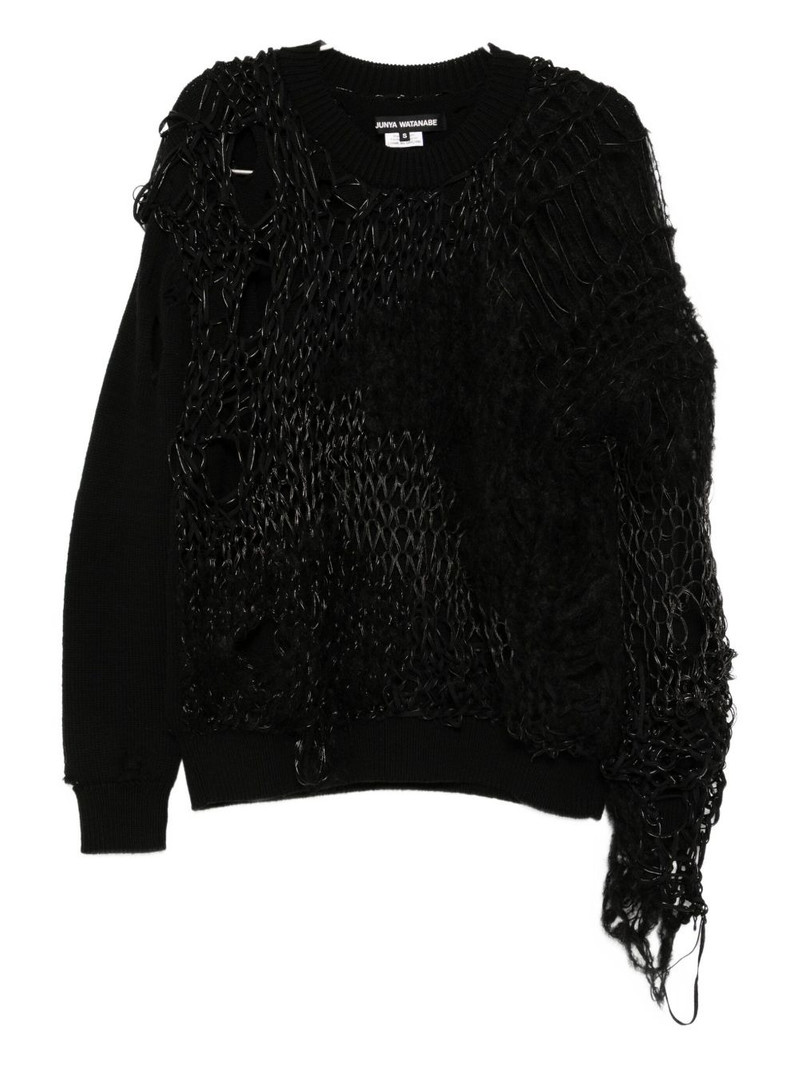 x Comme Des Garçons distressed jumper 1