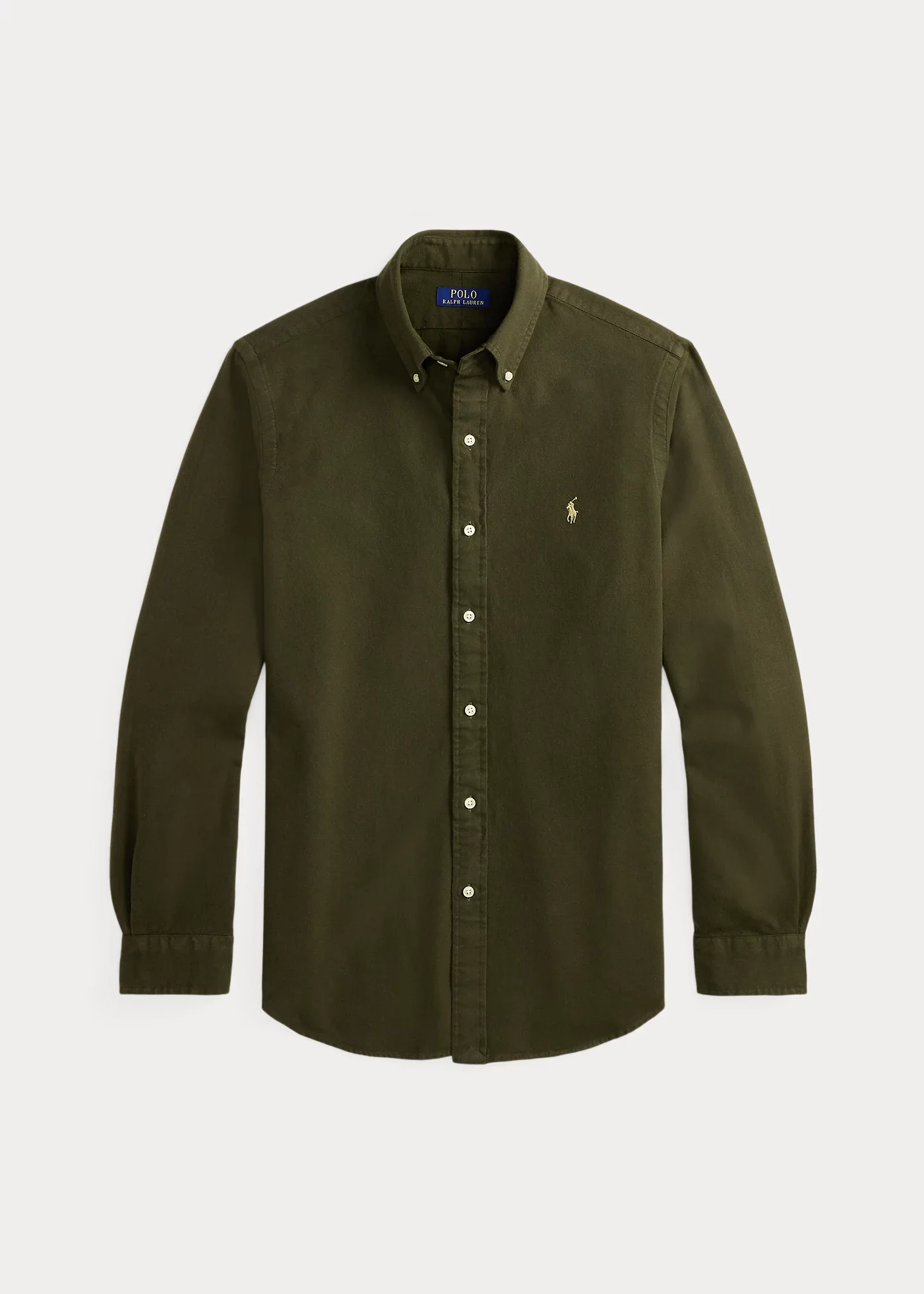 Classic Fit Brushed Flannel Shirt - 1