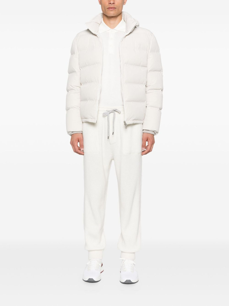 Brunello Cucinelli zip-fastening padded jacket outlook