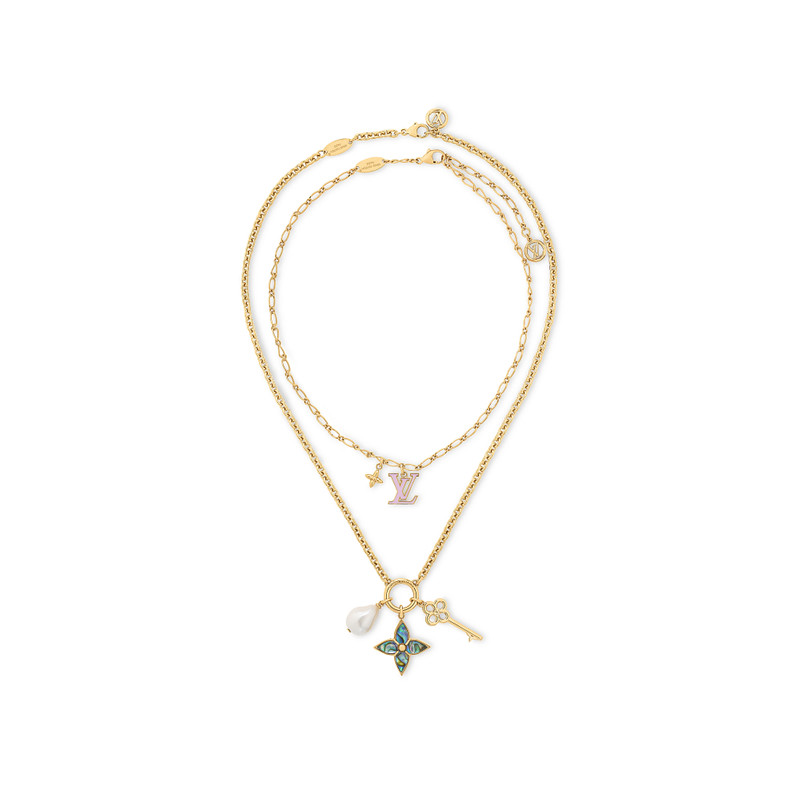 LV Layer Color Necklace 1