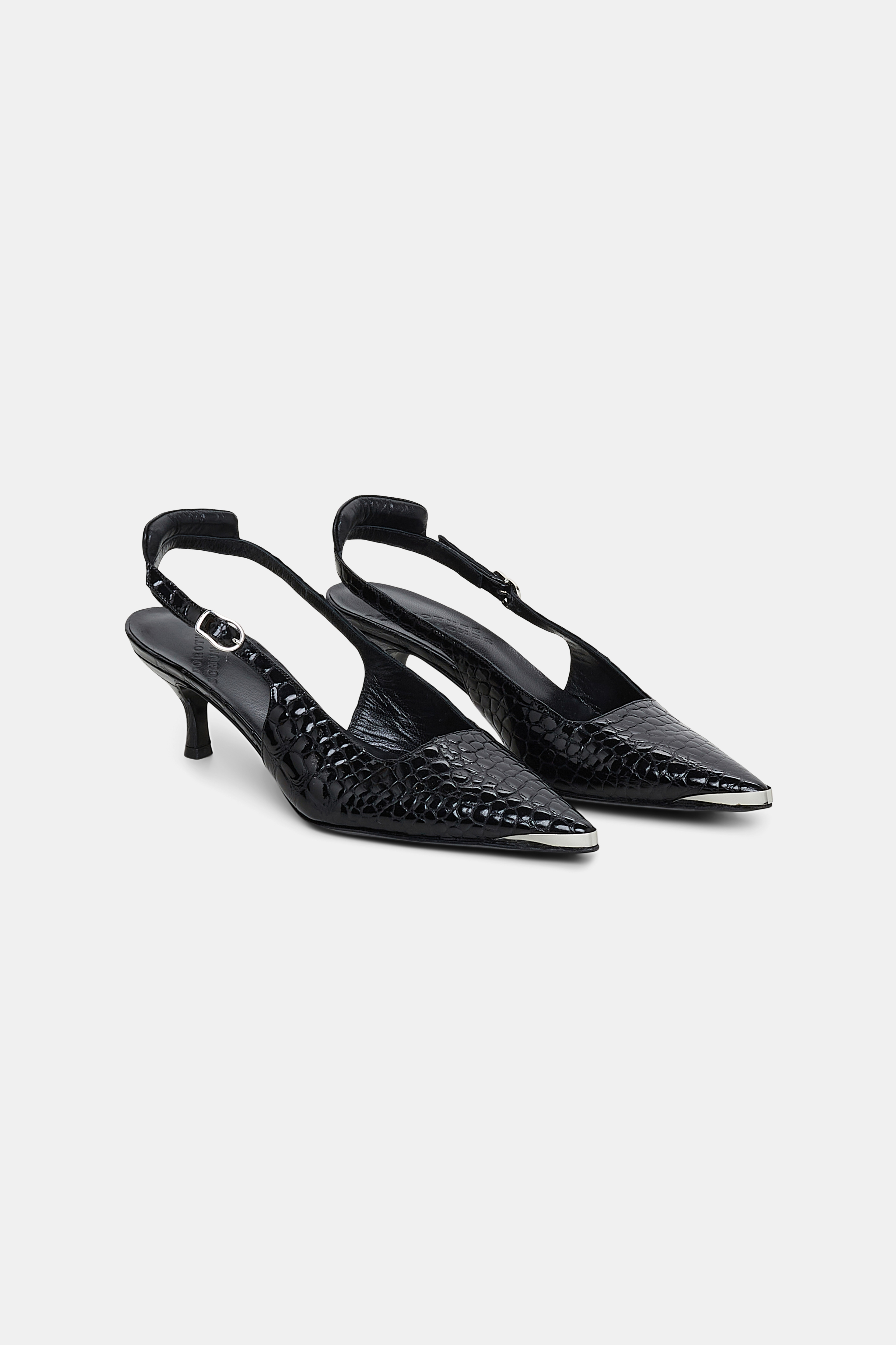 EXOTIC SHINE kitten heel - 4