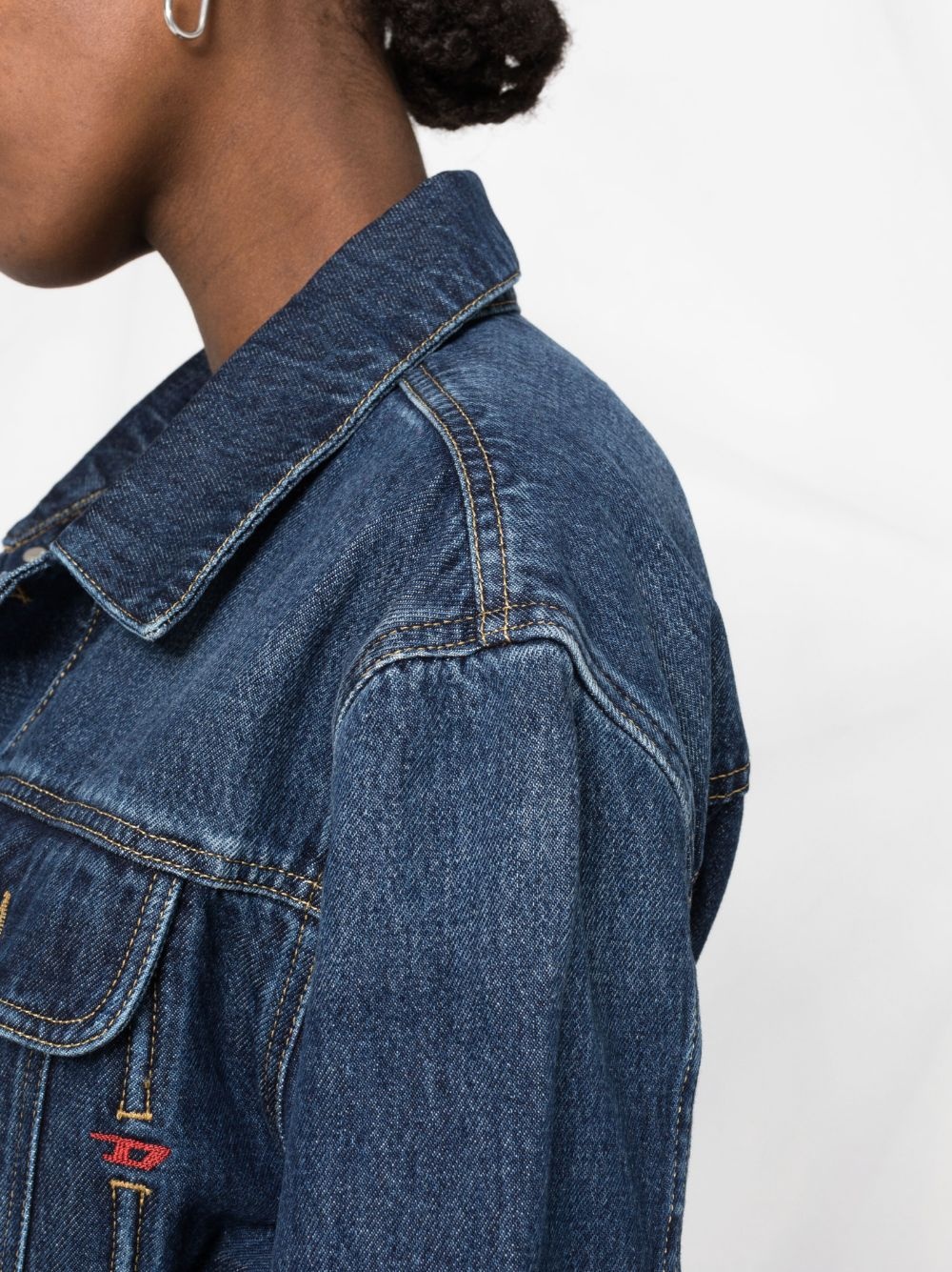 De-Flaminia belted denim jacket - 5