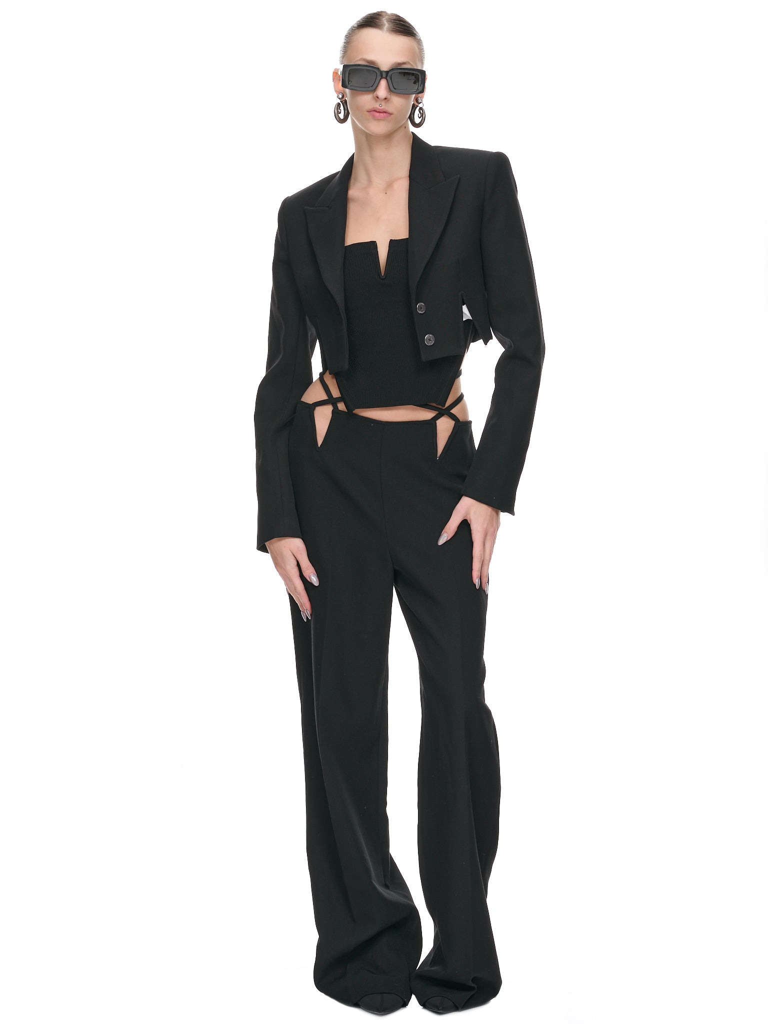 Rib V-Wire Corset Top - 5