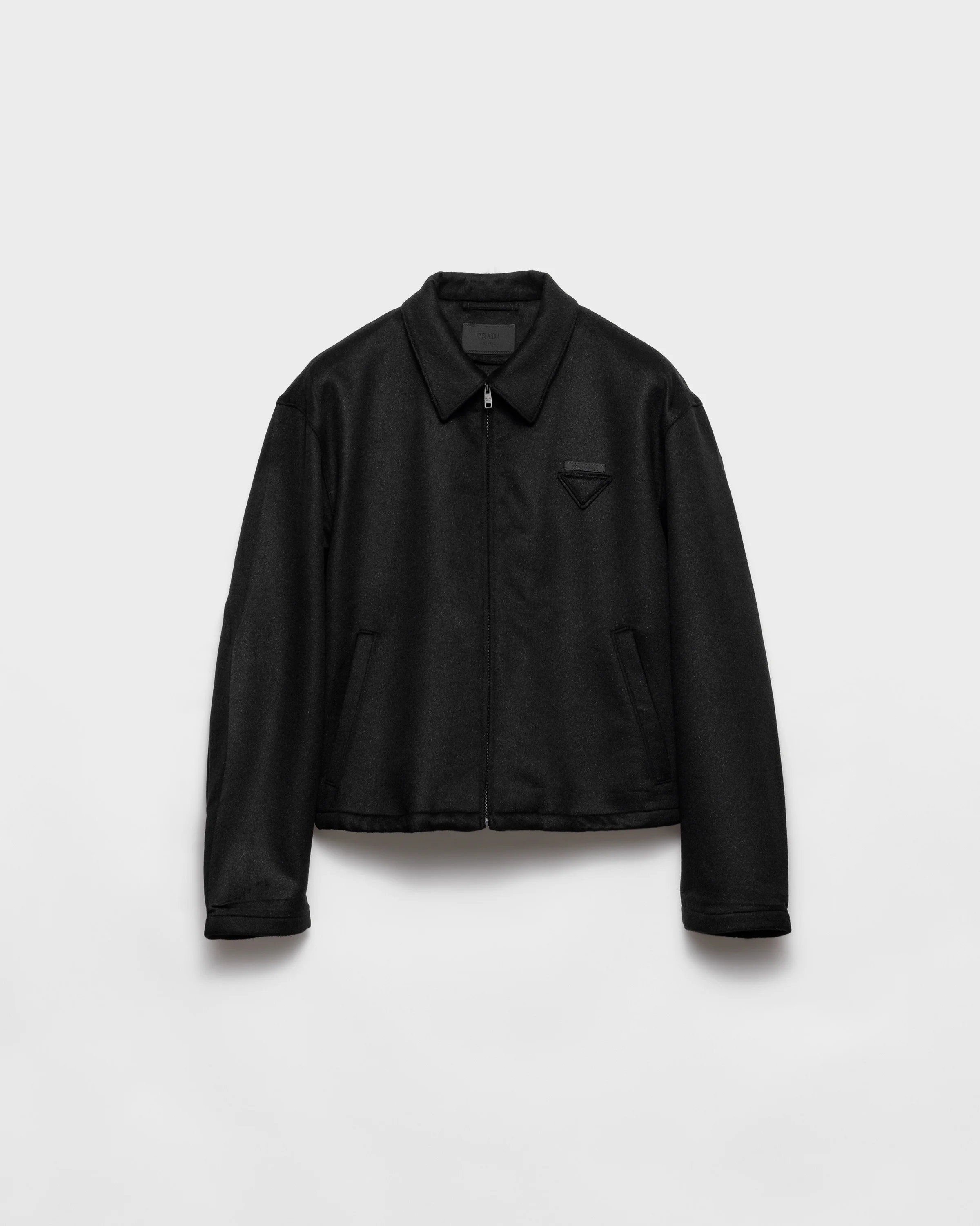 Wool and cashmere blouson jacket - 1