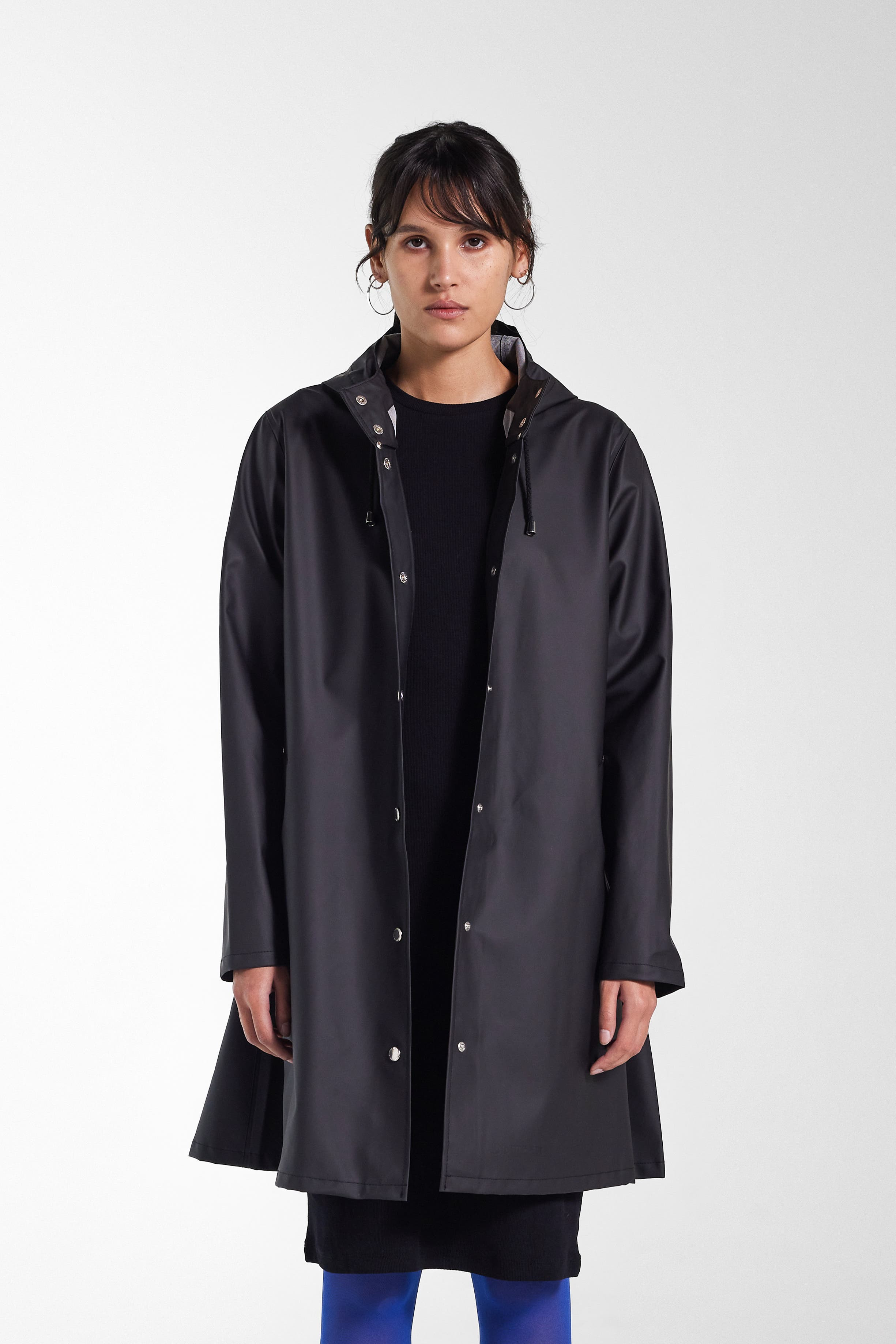Stutterheim Mosebacke Lightweight Raincoat in Black at Nordstrom - 1