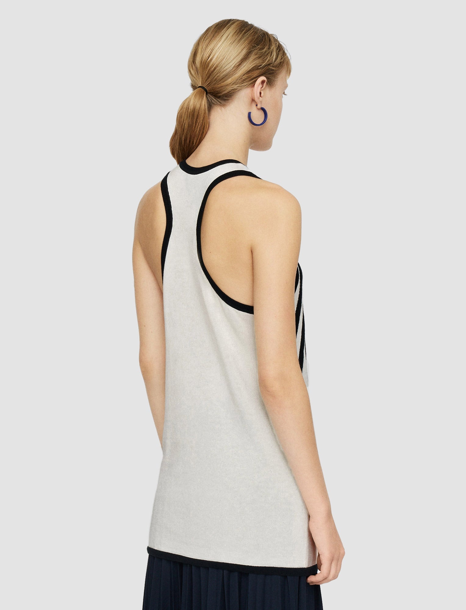 Cretto Jacquard Knitted Tank Top - 4