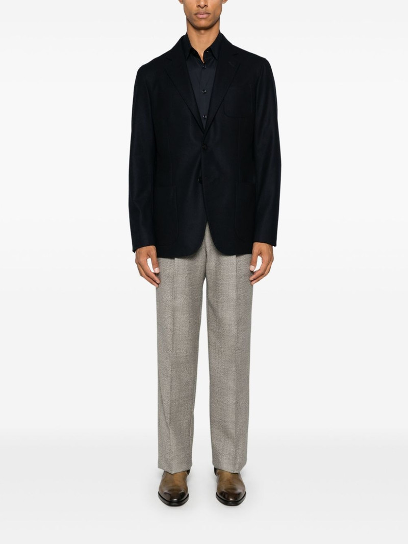 GIORGIO ARMANI felted blazer outlook