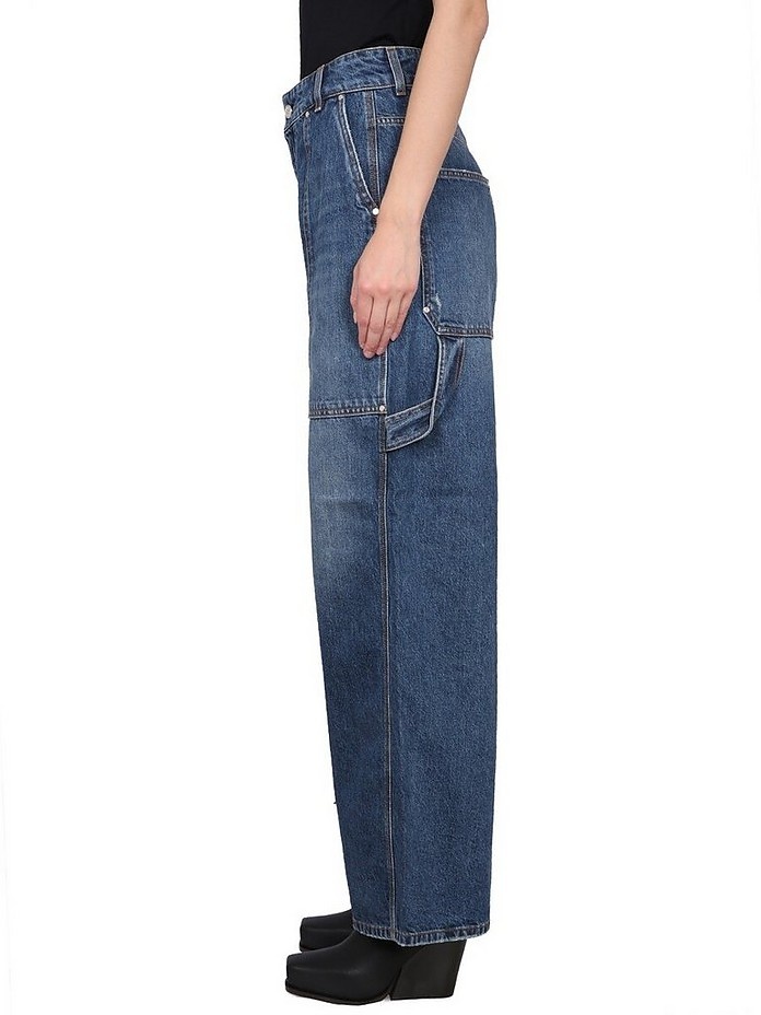 【送料&関税込】Stella McCartney Jeans Workwear Stella McCartney Denim Mixed Suede Jeans | Shopbop