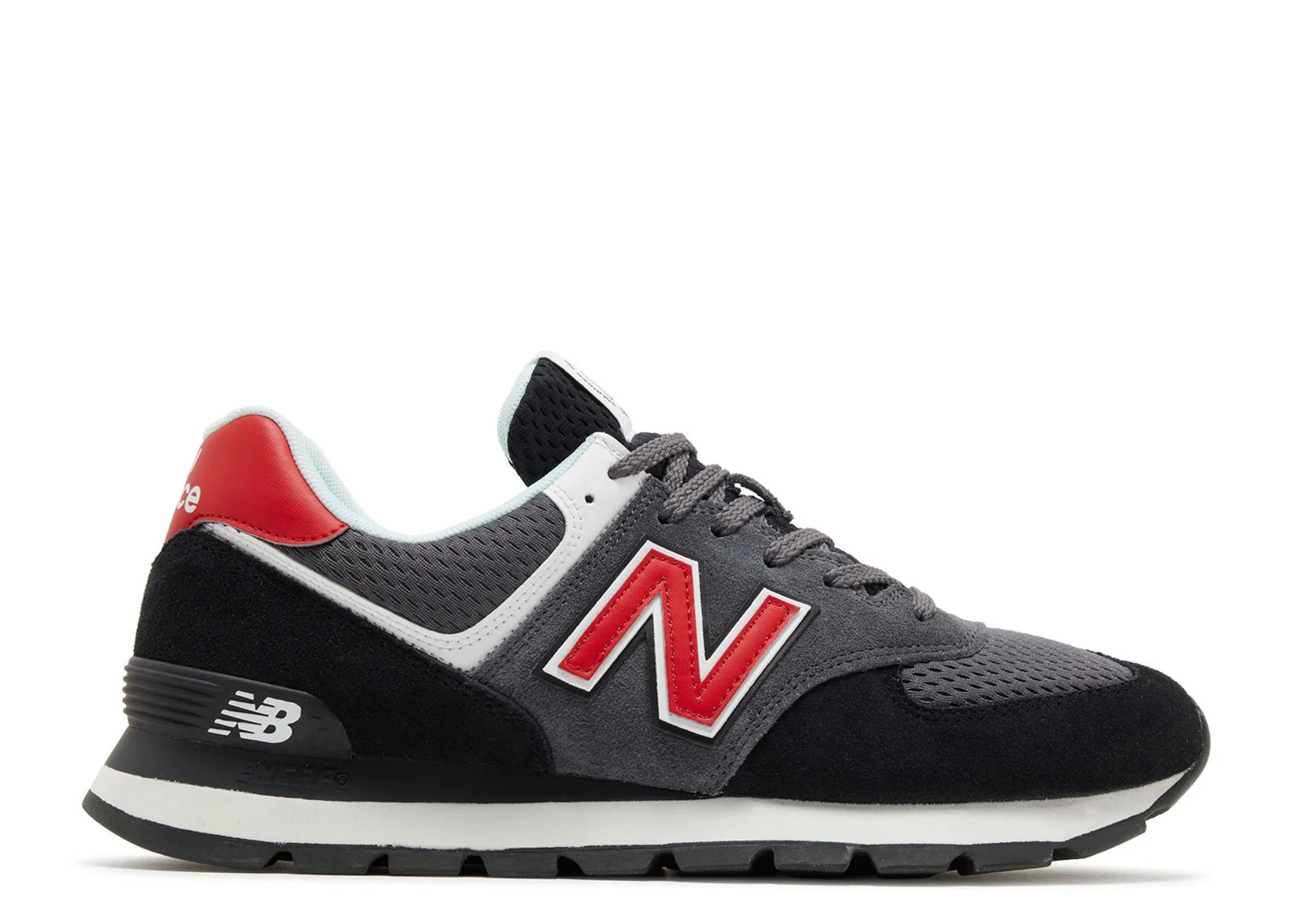 NEW BALANCE 574 RUGGED 'BLACK RED' - 1