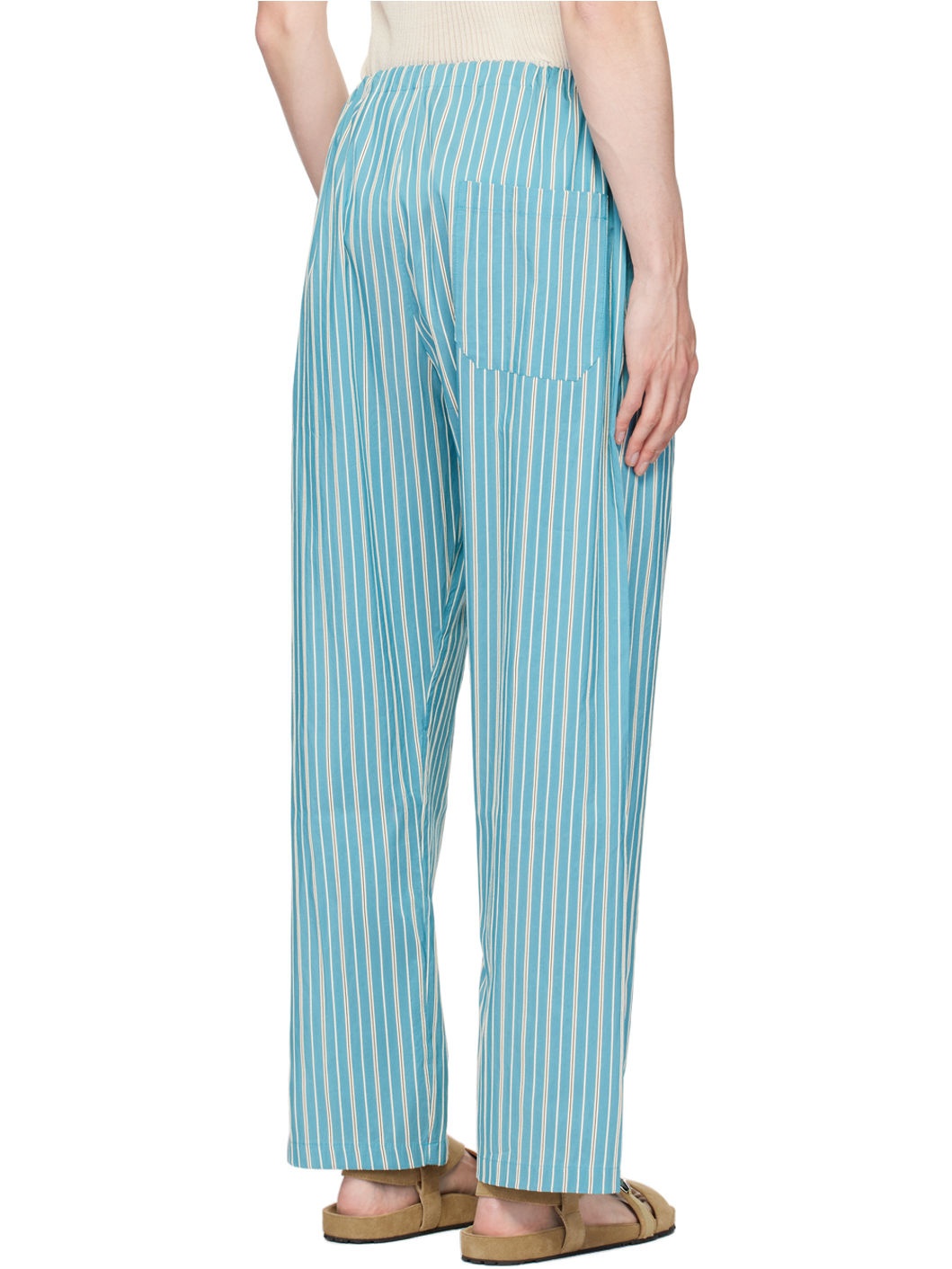 Blue Shore Stripe Trousers - 3