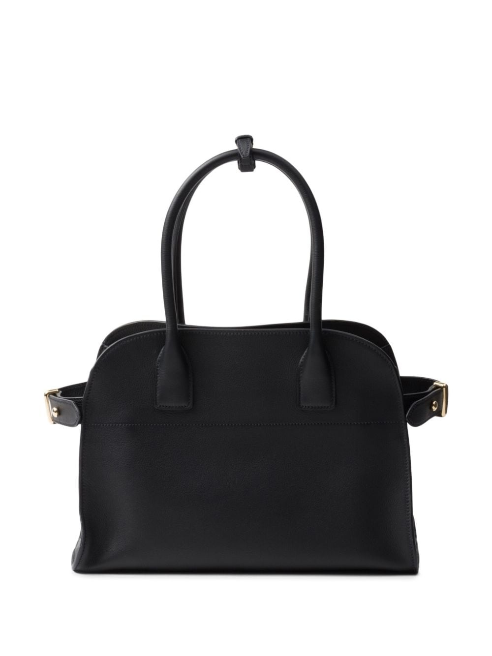 logo-lettering leather tote bag - 2