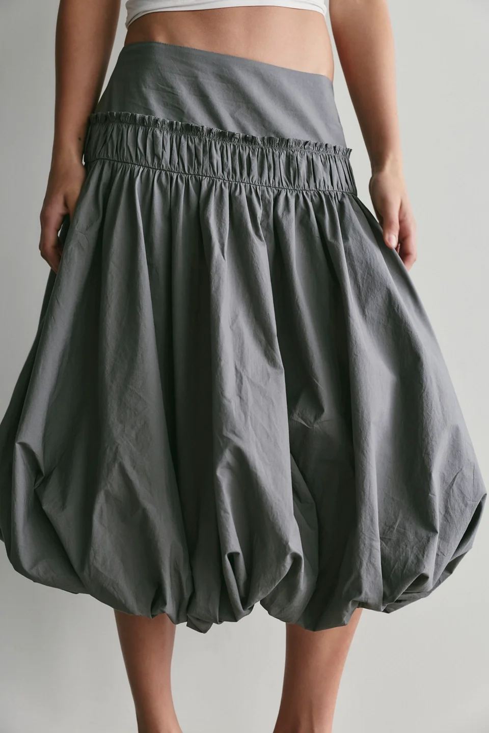 Sea Salt Midi Bubble Skirt - 1