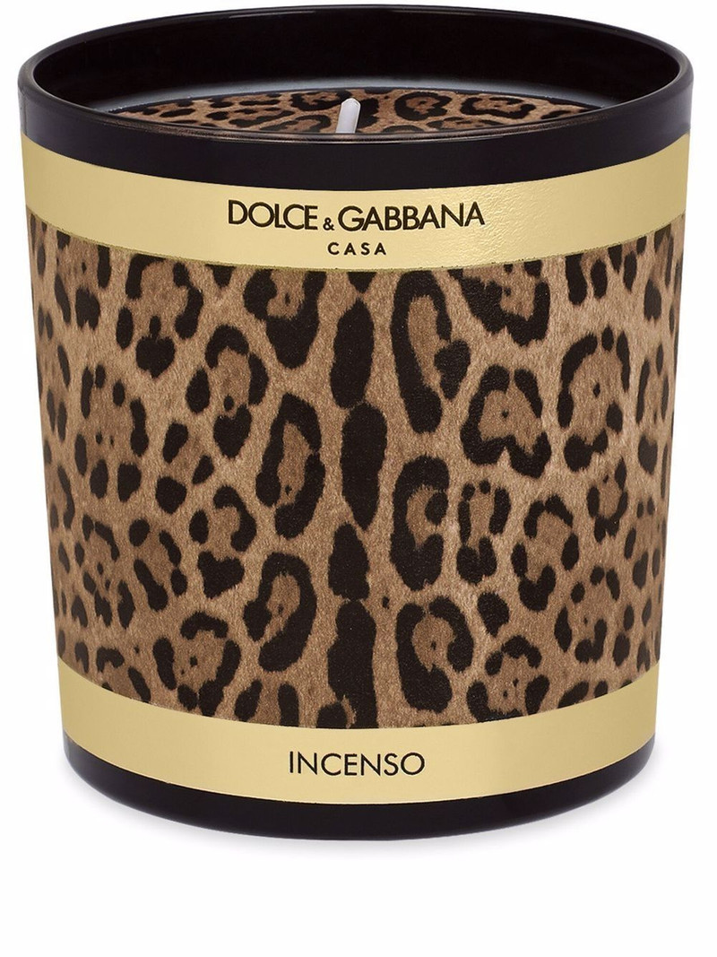 leopard-print scented candle (250g) 1
