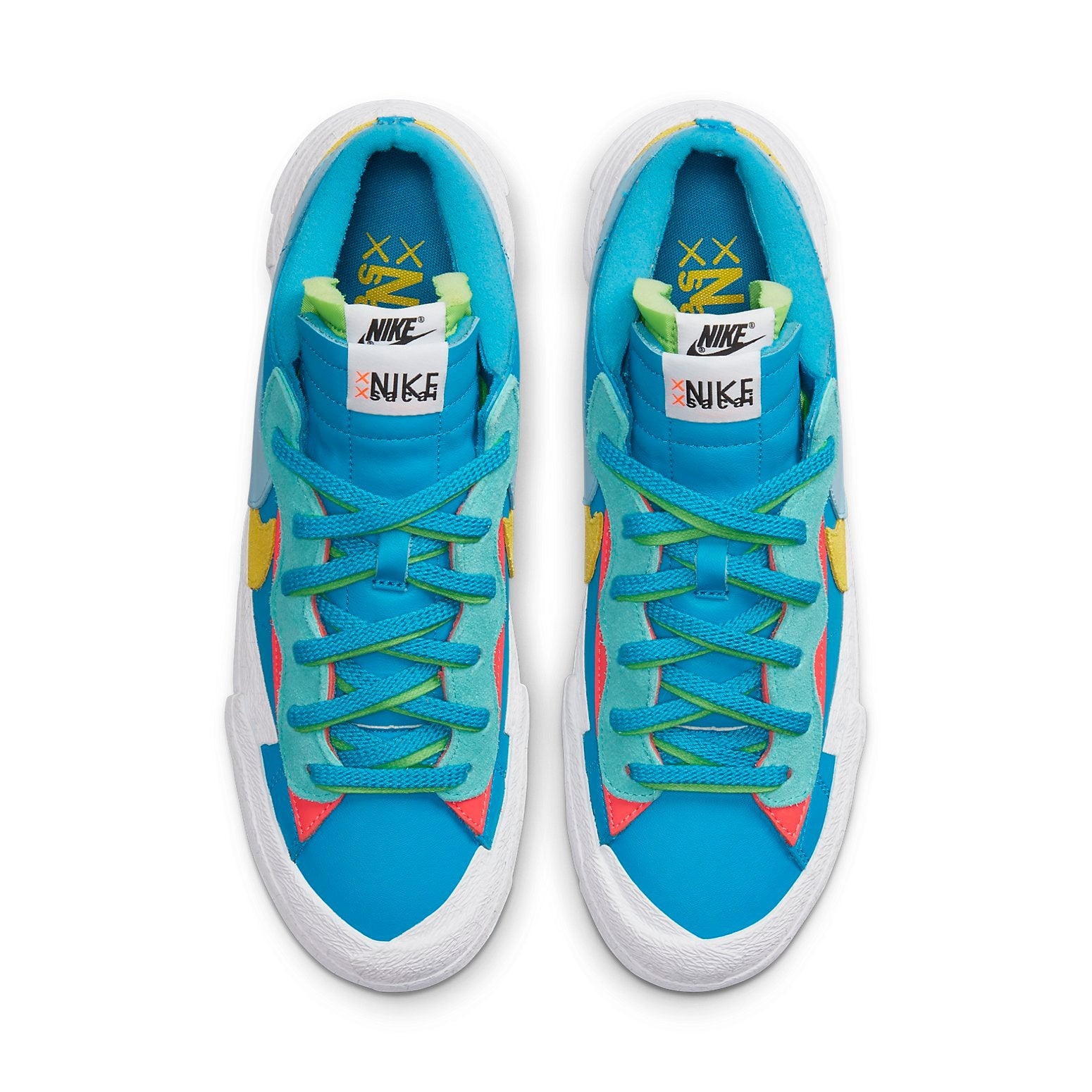 Nike KAWS x sacai x Blazer Low 'Neptune Blue' DM7901-400 - 4